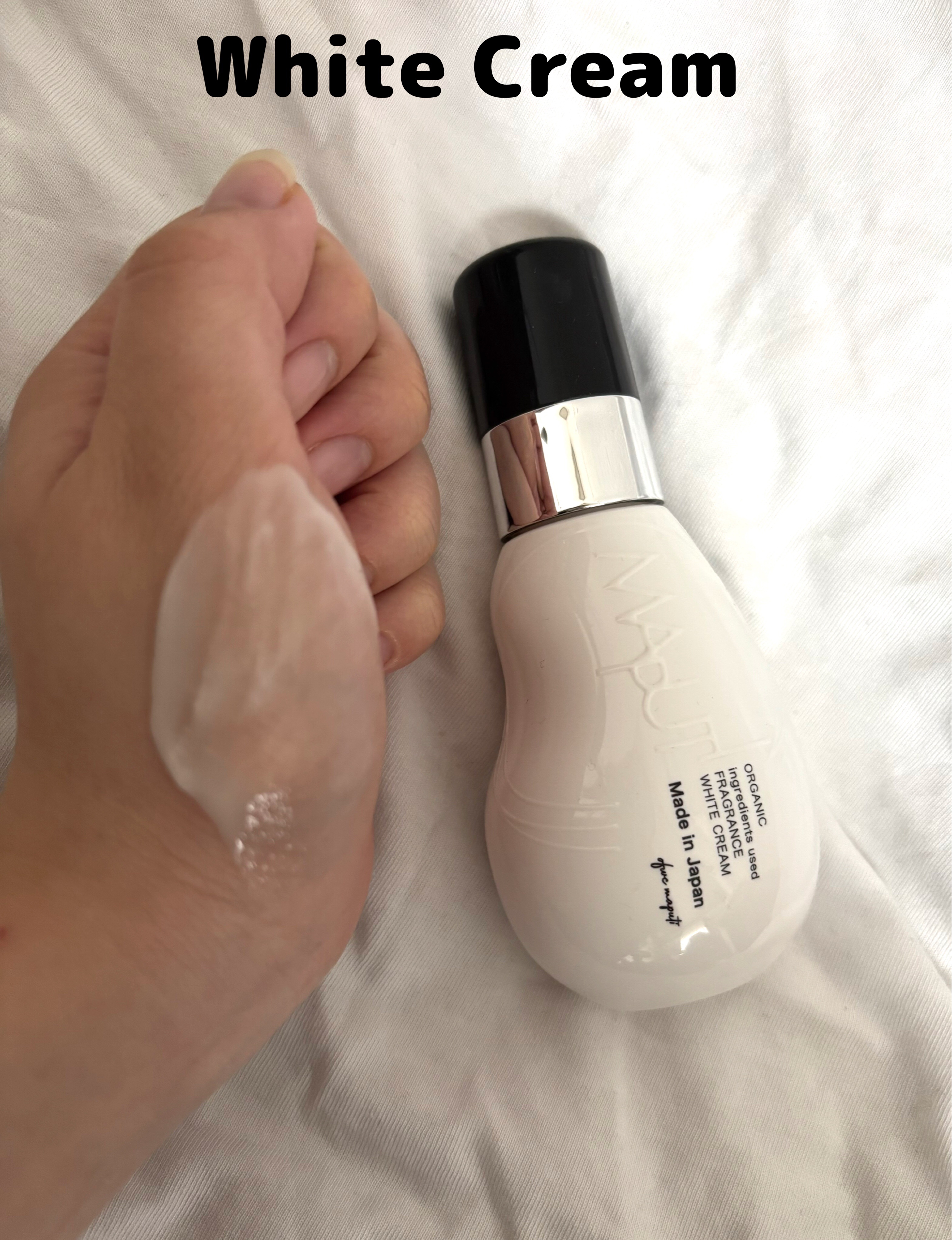 オーガニックフレグランスホワイトクリーム/MAPUTI/デリケートゾーンケアを使ったクチコミ（1枚目）