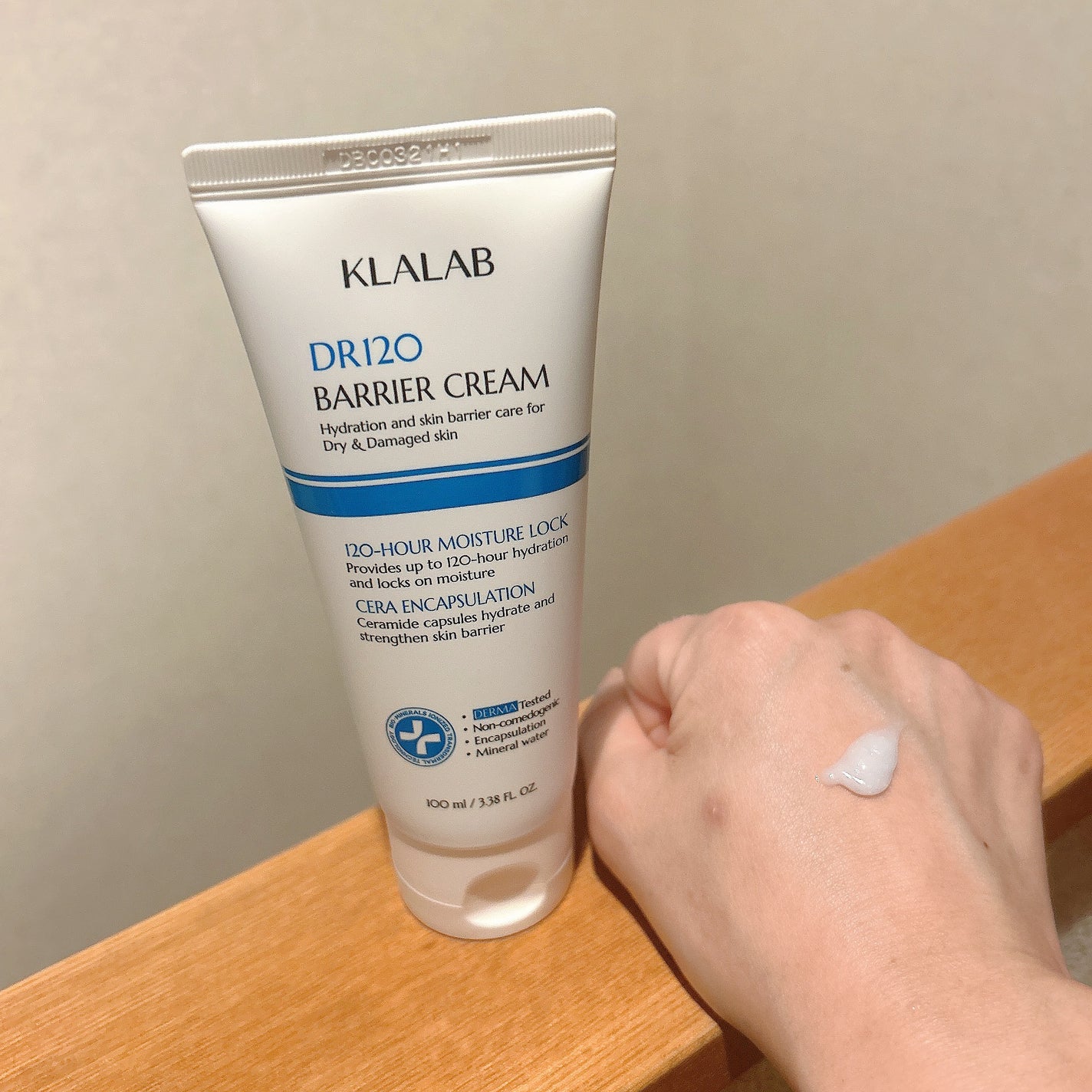 ディーアール120 バリアクリーム/KLALAB/フェイスクリームを使ったクチコミ(2枚目)