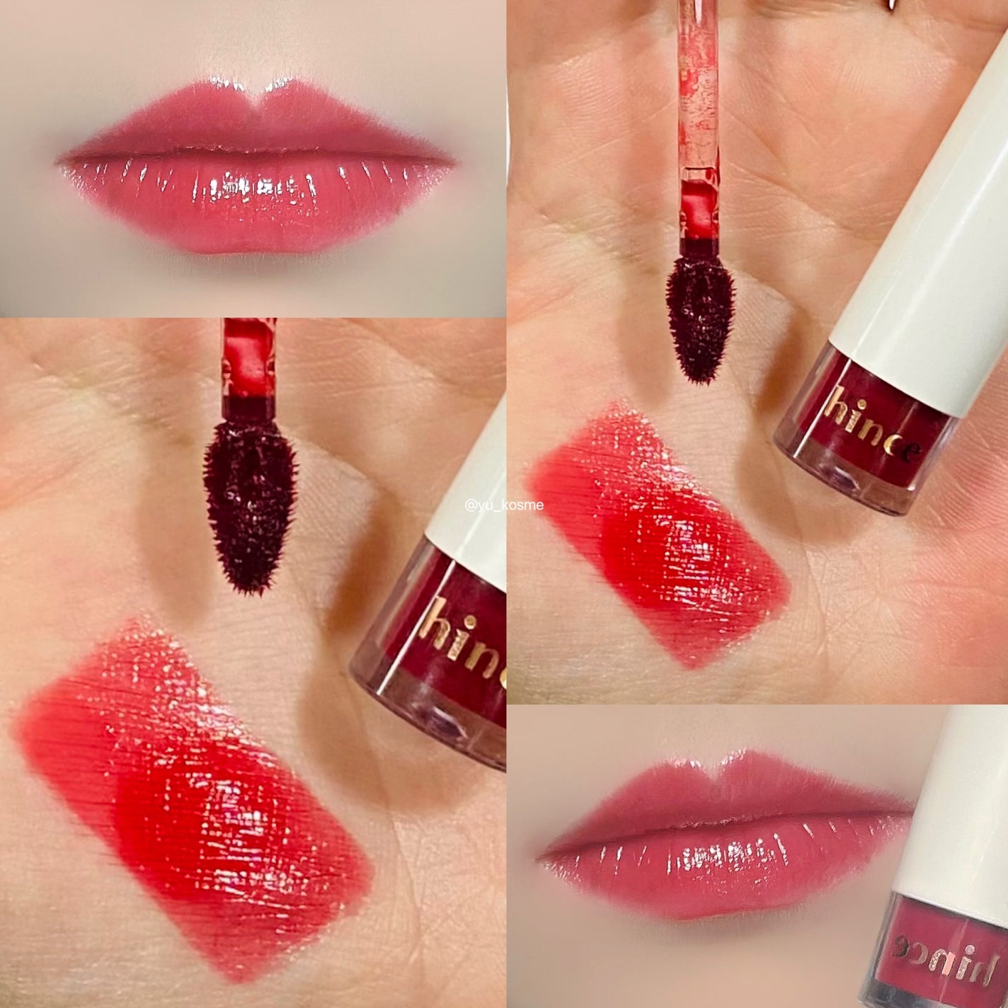 ムードインハンサーウォーターリキッドグロウ/hince/口紅を使ったクチコミ(6枚目)