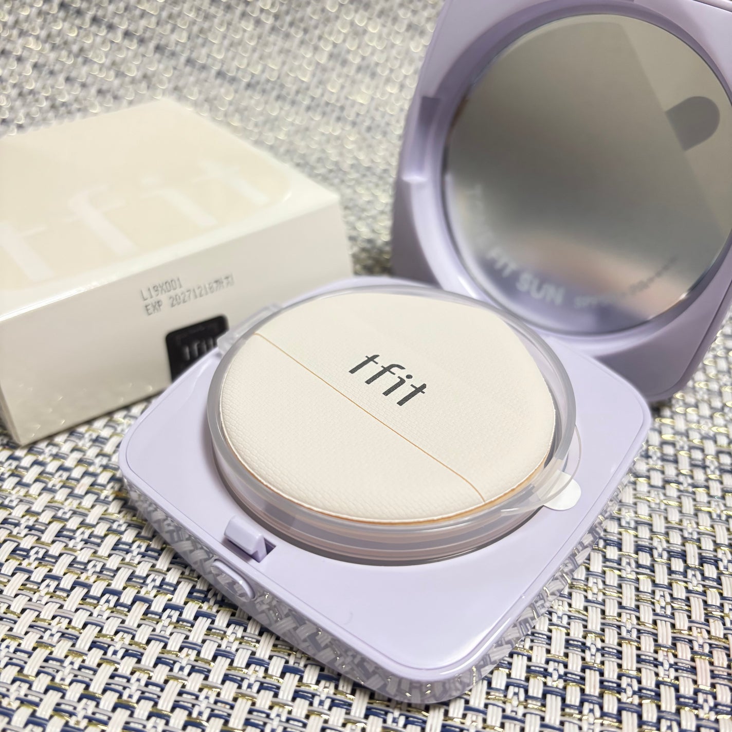 ベースフィットトーンアップサンクッション/TFIT/クッションファンデーションを使ったクチコミ(1枚目)