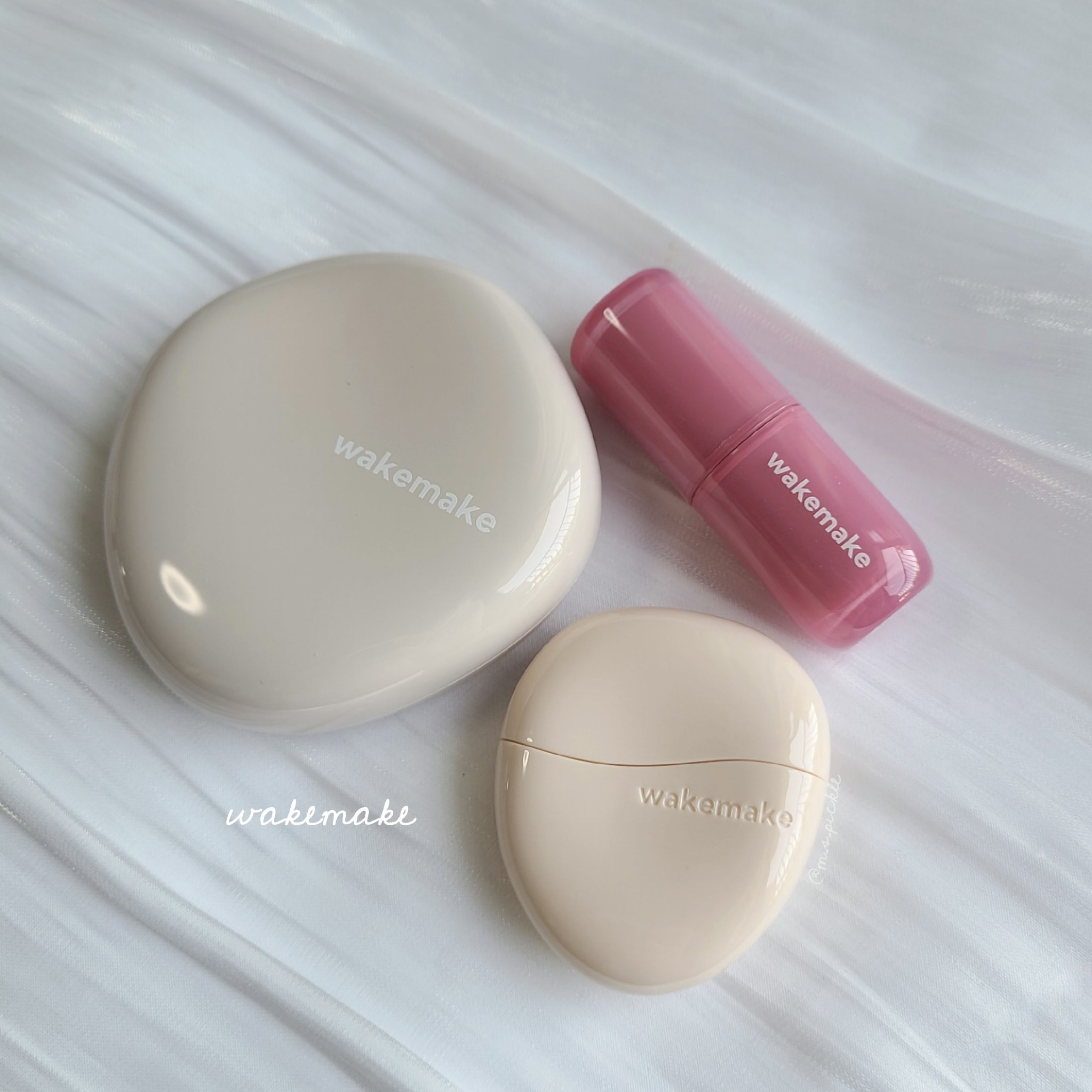 ウォータフルグロウティント/wakemake/リップティントを使ったクチコミ（1枚目）