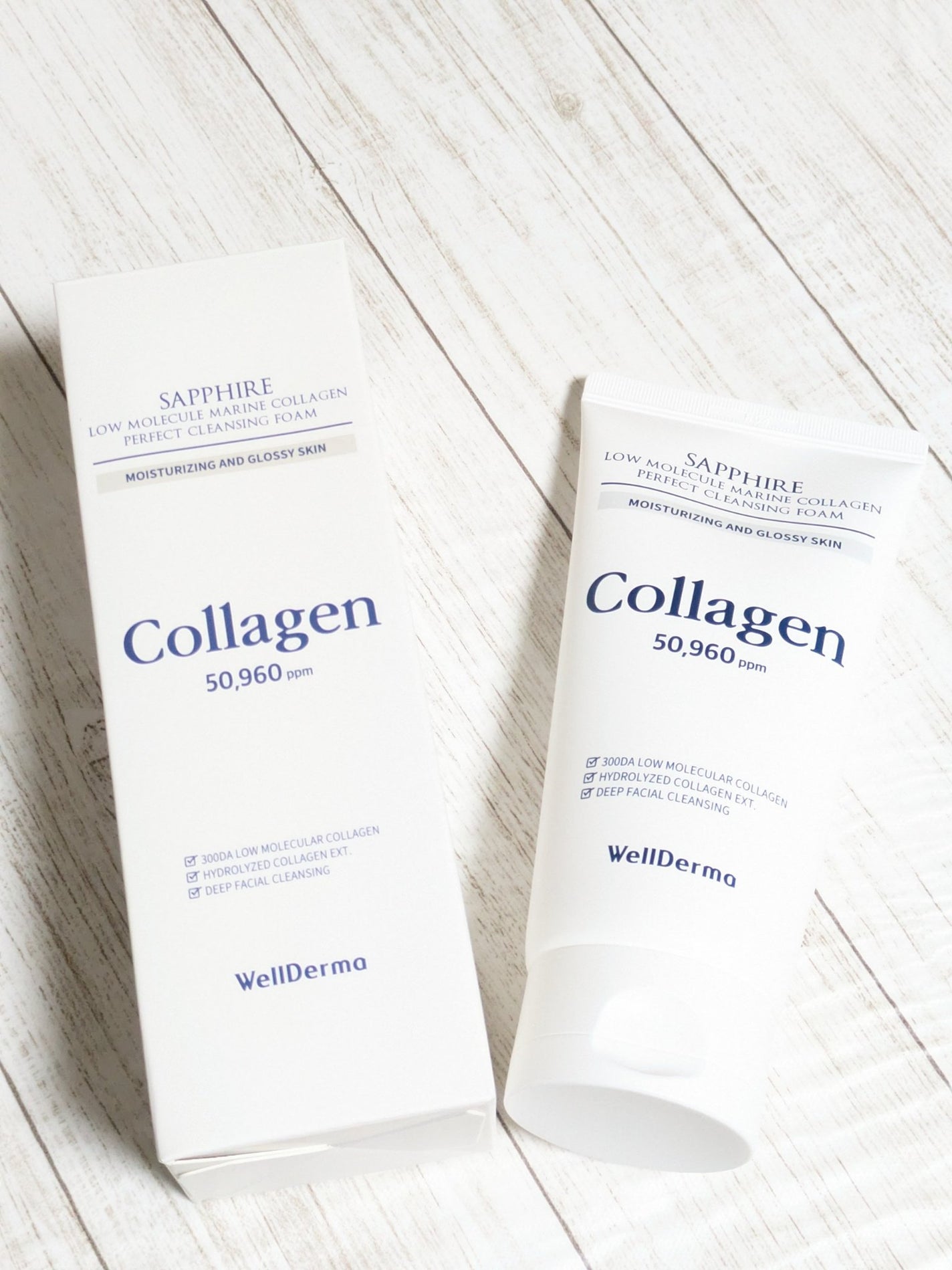 サファイアマリンコラーゲン洗顔フォーム/WellDerma/洗顔フォームを使ったクチコミ(7枚目)