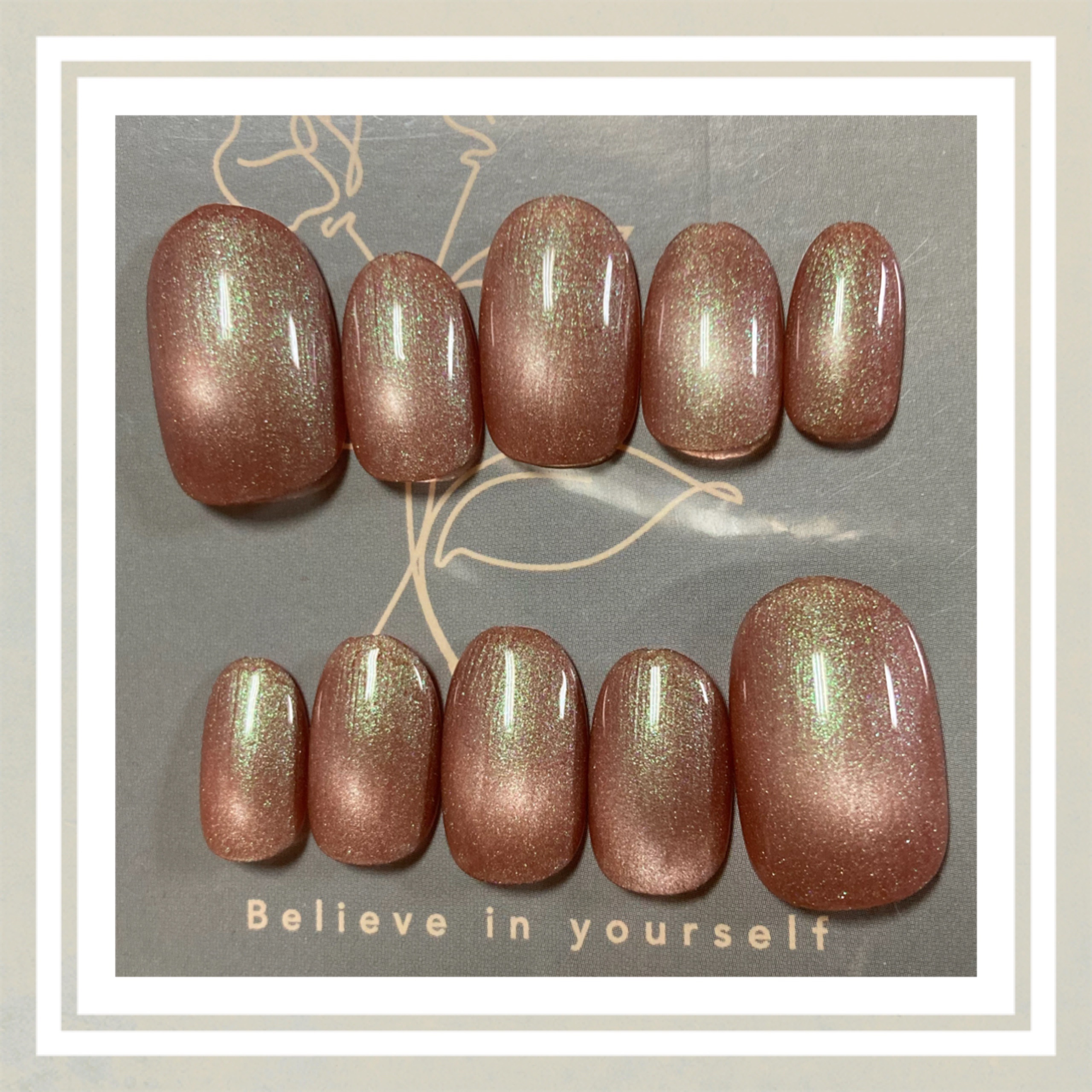 オーロラパウダー/セリア/ネイル用品を使ったクチコミ（1枚目）