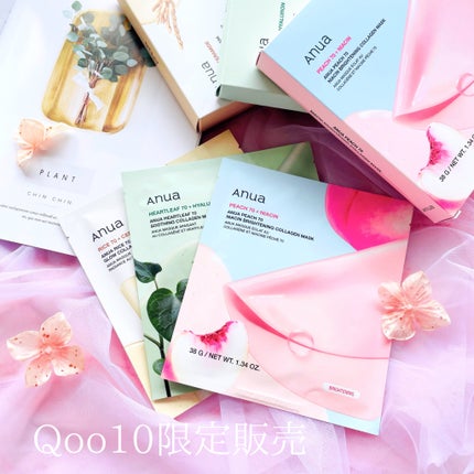 桃70ナイアシンコラーゲンフェイスパック/Anua/シートマスク・パックを使ったクチコミ(1枚目)