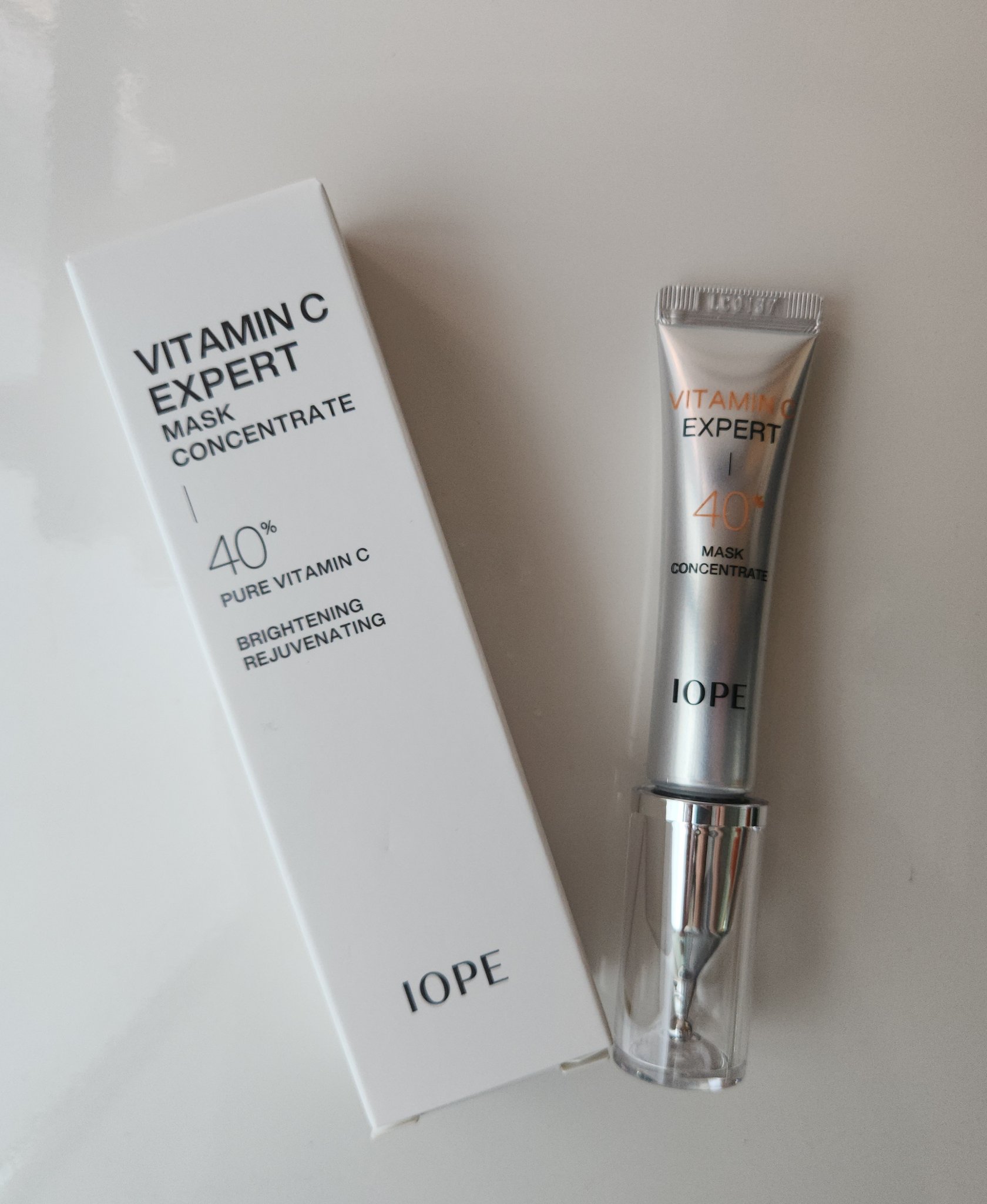 ビタミンC エキスパート40% マスクコンセントレート/IOPE/フェイスクリームを使ったクチコミ（1枚目）