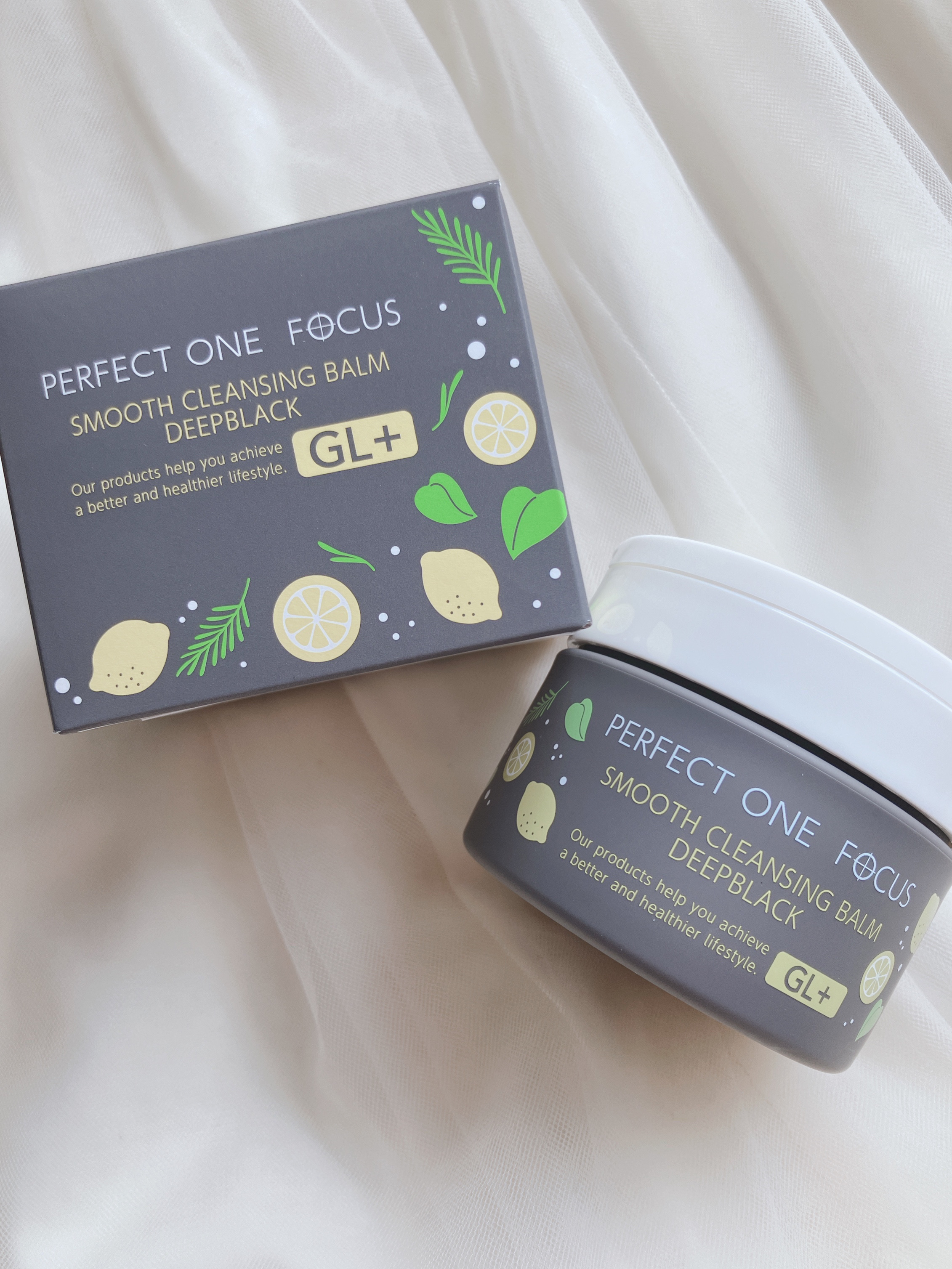 スムースクレンジングバーム ディープブラック GL+/PERFECT ONE  FOCUS/クレンジングバームを使ったクチコミ（1枚目）