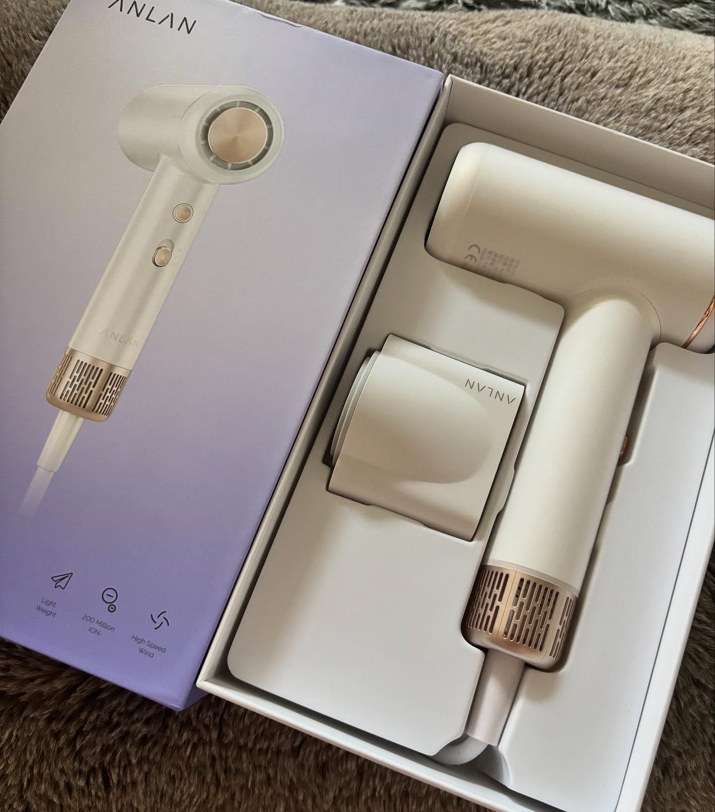 ダブルケアドライヤーse/ANLAN/ドライヤーを使ったクチコミ(1枚目)