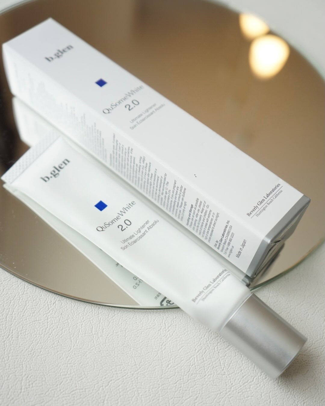QuSomeホワイト2.0/b.glen/美容液を使ったクチコミ（1枚目）