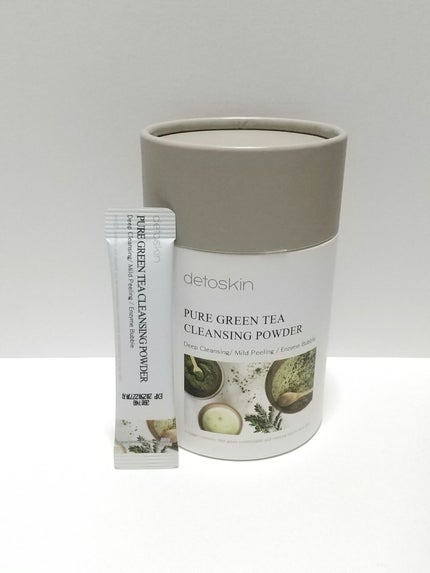 ピュアグリーンティークレンジングパウダー/DETOSKIN/洗顔パウダーを使ったクチコミ(1枚目)