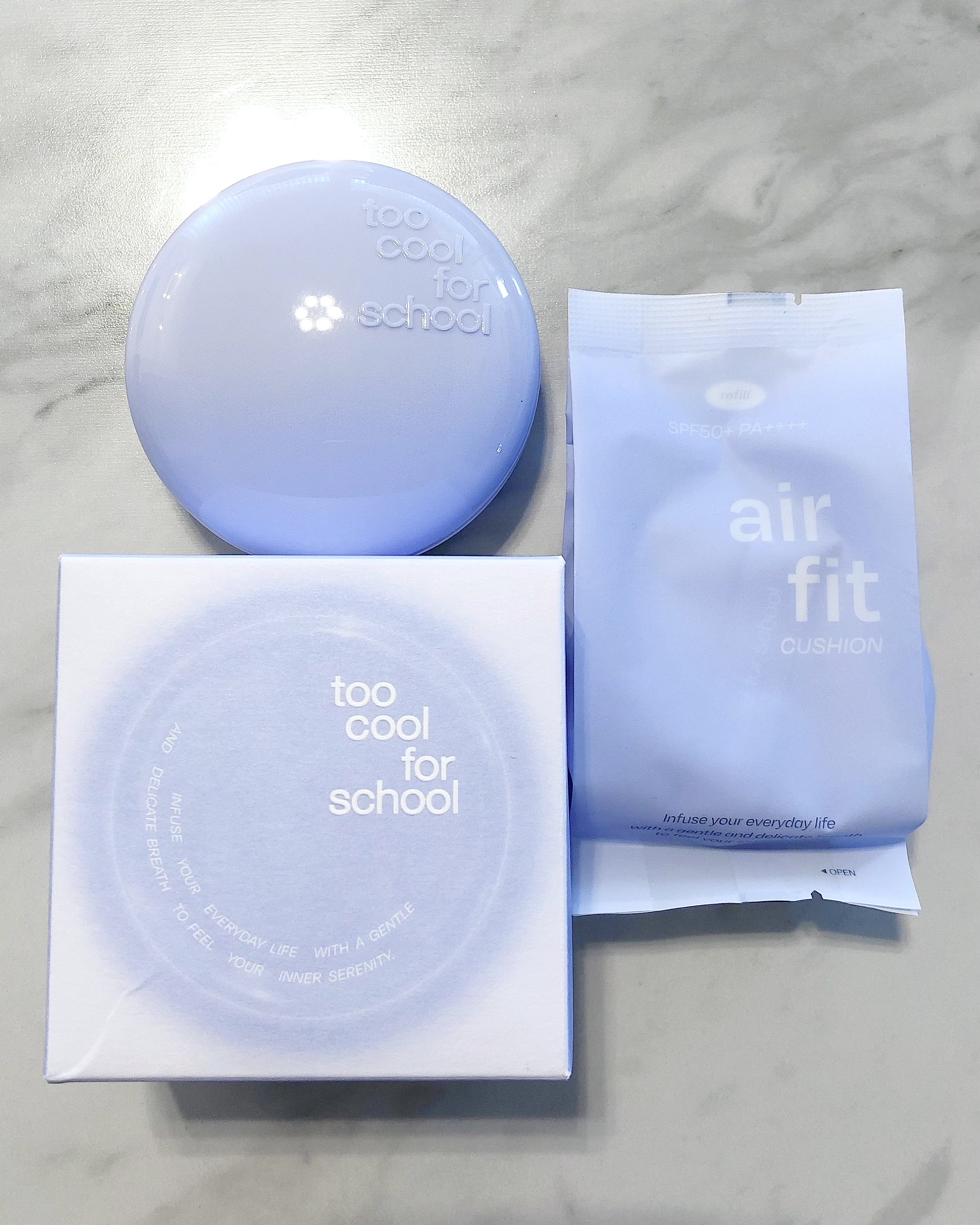 エアーフィットクッション/too cool for school/クッションファンデーションを使ったクチコミ（1枚目）