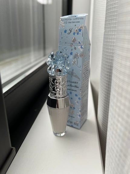 ジルスチュアート サムシングピュアブルー リップブーケ セラム/JILL STUART/リップ美容液を使ったクチコミ(1枚目)