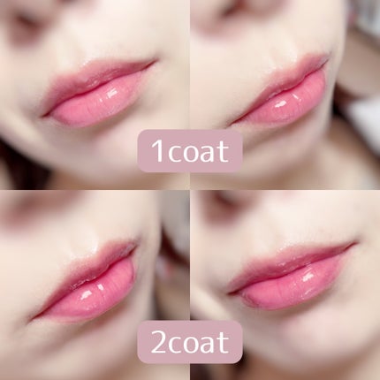 ジューシーデューイグロウティントミニ/dasique/リップティントを使ったクチコミ(2枚目)