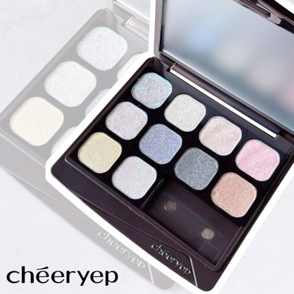 Sサイズアイシャドウブロック マグネット式カスタムパレット/CHEERYEP/単色アイシャドウを使ったクチコミ(1枚目)
