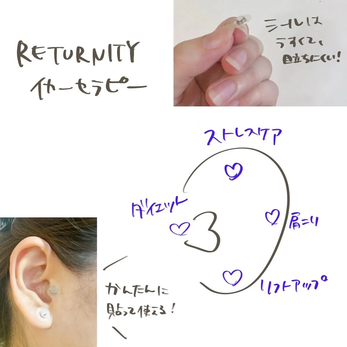 イヤーセラピー/RETURNITY/その他を使ったクチコミ（3枚目）