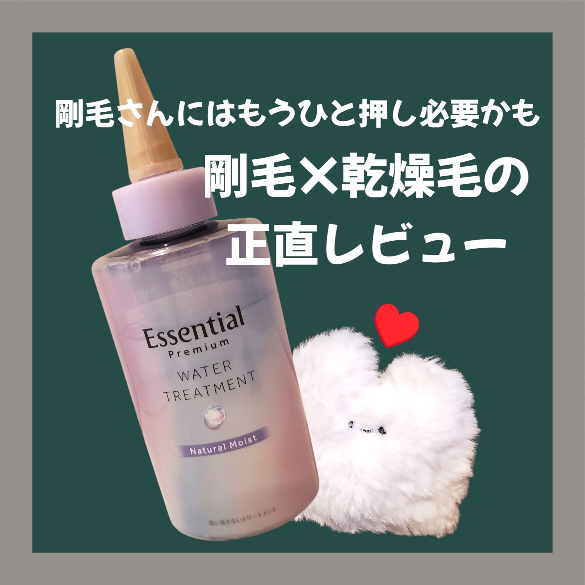 エッセンシャル プレミアム ウォータートリートメント ナチュラルモイスト/エッセンシャル/アウトバストリートメントを使ったクチコミ（1枚目）