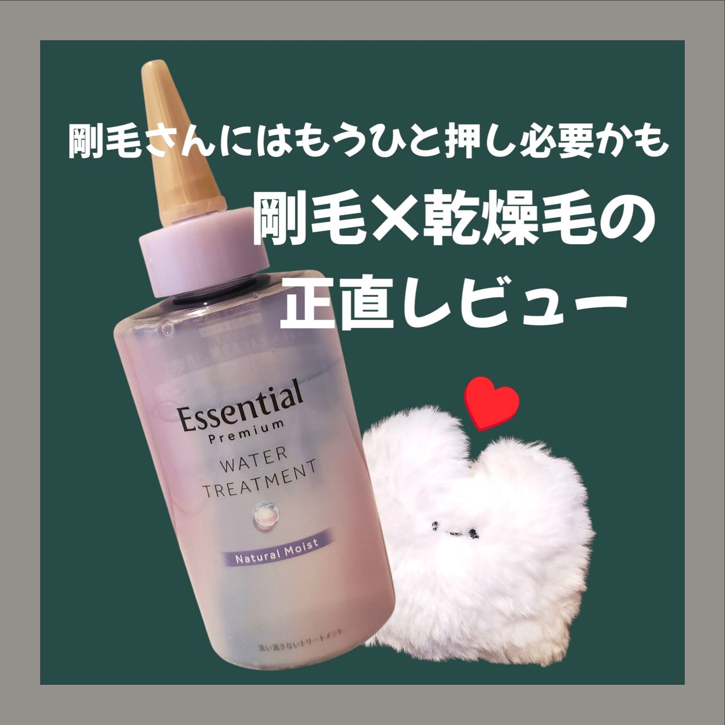 エッセンシャル プレミアム ウォータートリートメント ナチュラルモイスト/エッセンシャル/アウトバストリートメントを使ったクチコミ(1枚目)