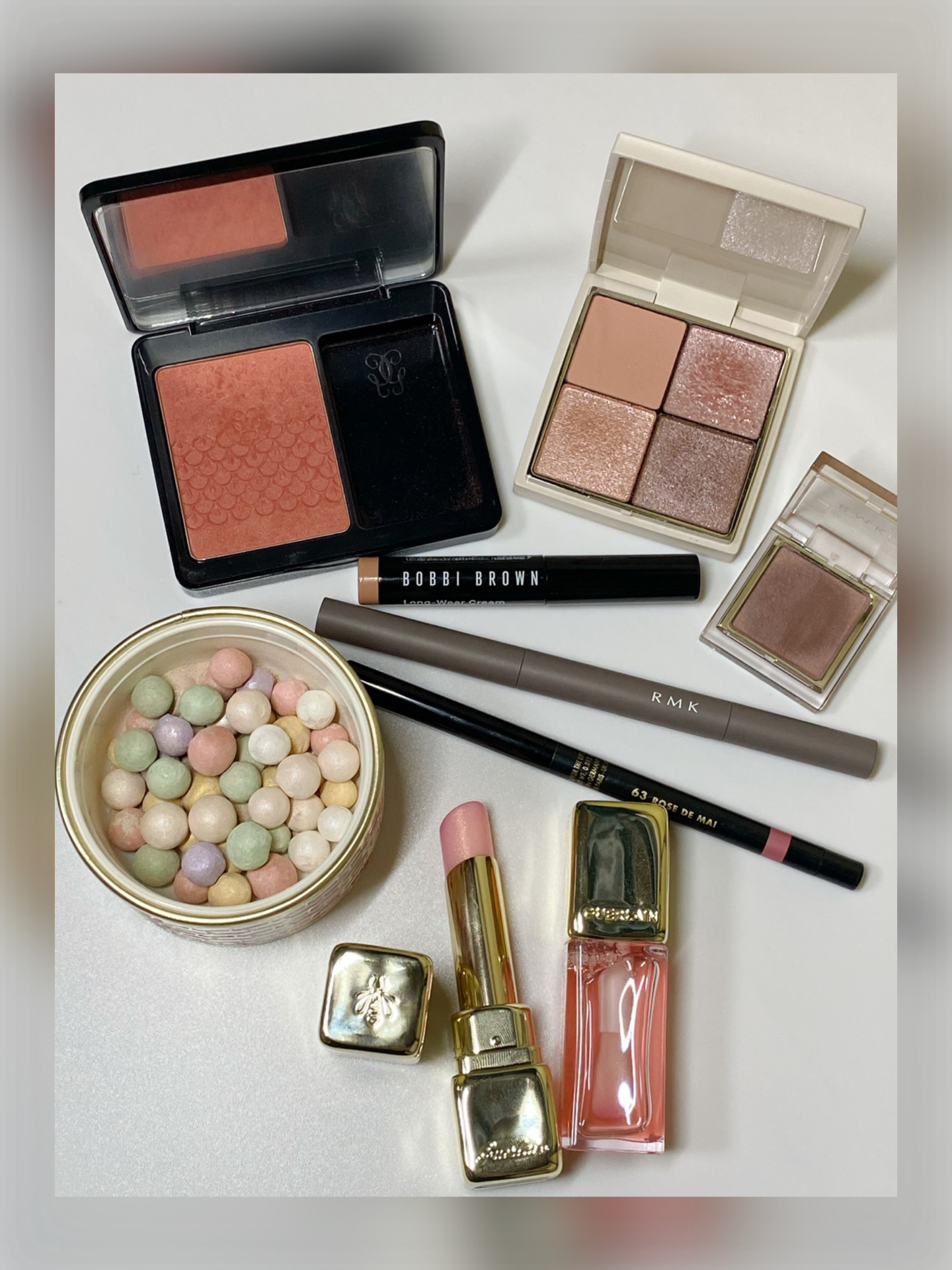 ローズ オ ジュ 02 Chic Pink/GUERLAIN/パウダーチークを使ったクチコミ（2枚目）