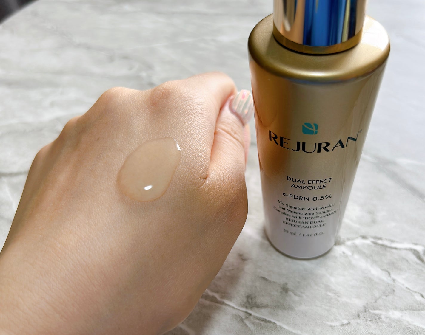 デュアル エフェクト アンプル/REJURAN COSMETICS/美容液を使ったクチコミ(4枚目)