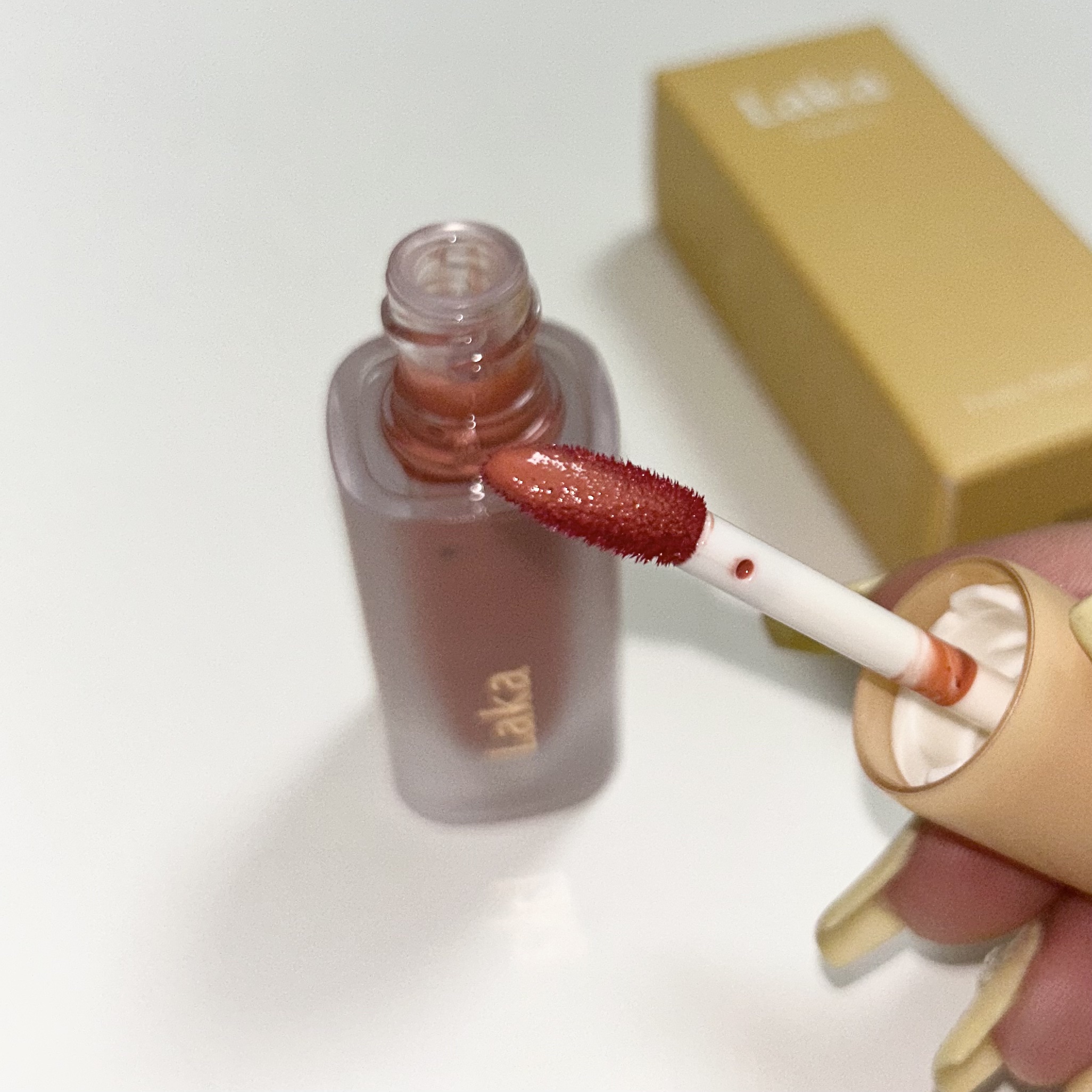 フルーティーグラムティント/Laka/リップティントを使ったクチコミ（2枚目）