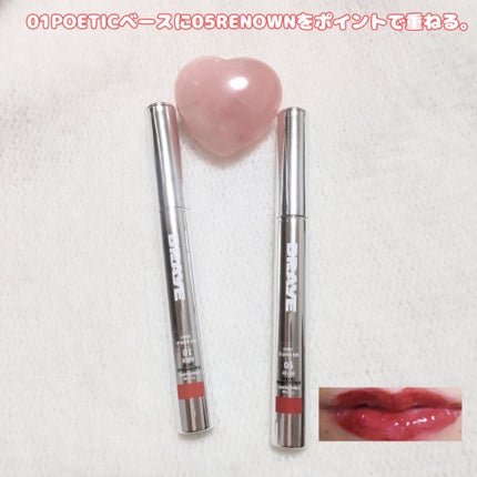 THIN GLOW TINT/BRAYE/口紅を使ったクチコミ(6枚目)