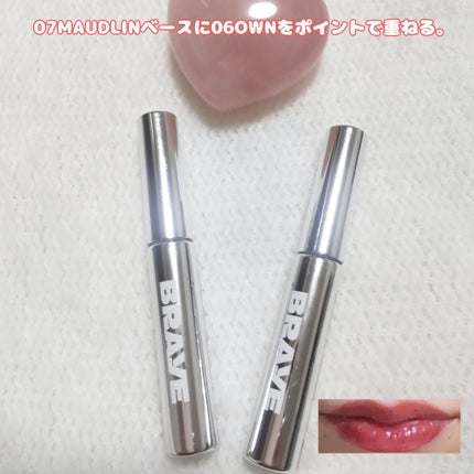 THIN GLOW TINT/BRAYE/口紅を使ったクチコミ(7枚目)