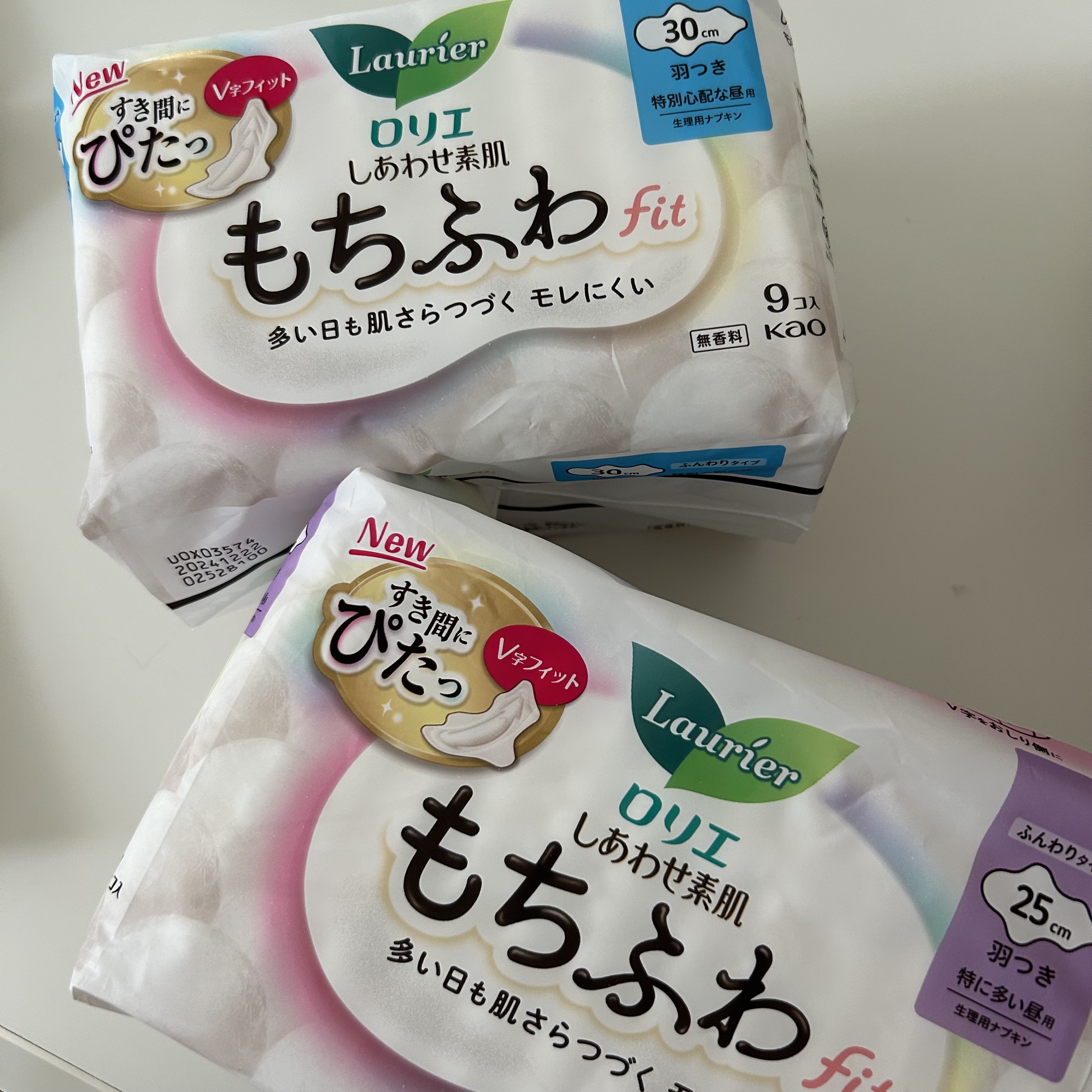 ロリエ もちふわ fit 25cm 羽つき 14コ入 (医薬部外品 )/ロリエ/ナプキンを使ったクチコミ（1枚目）