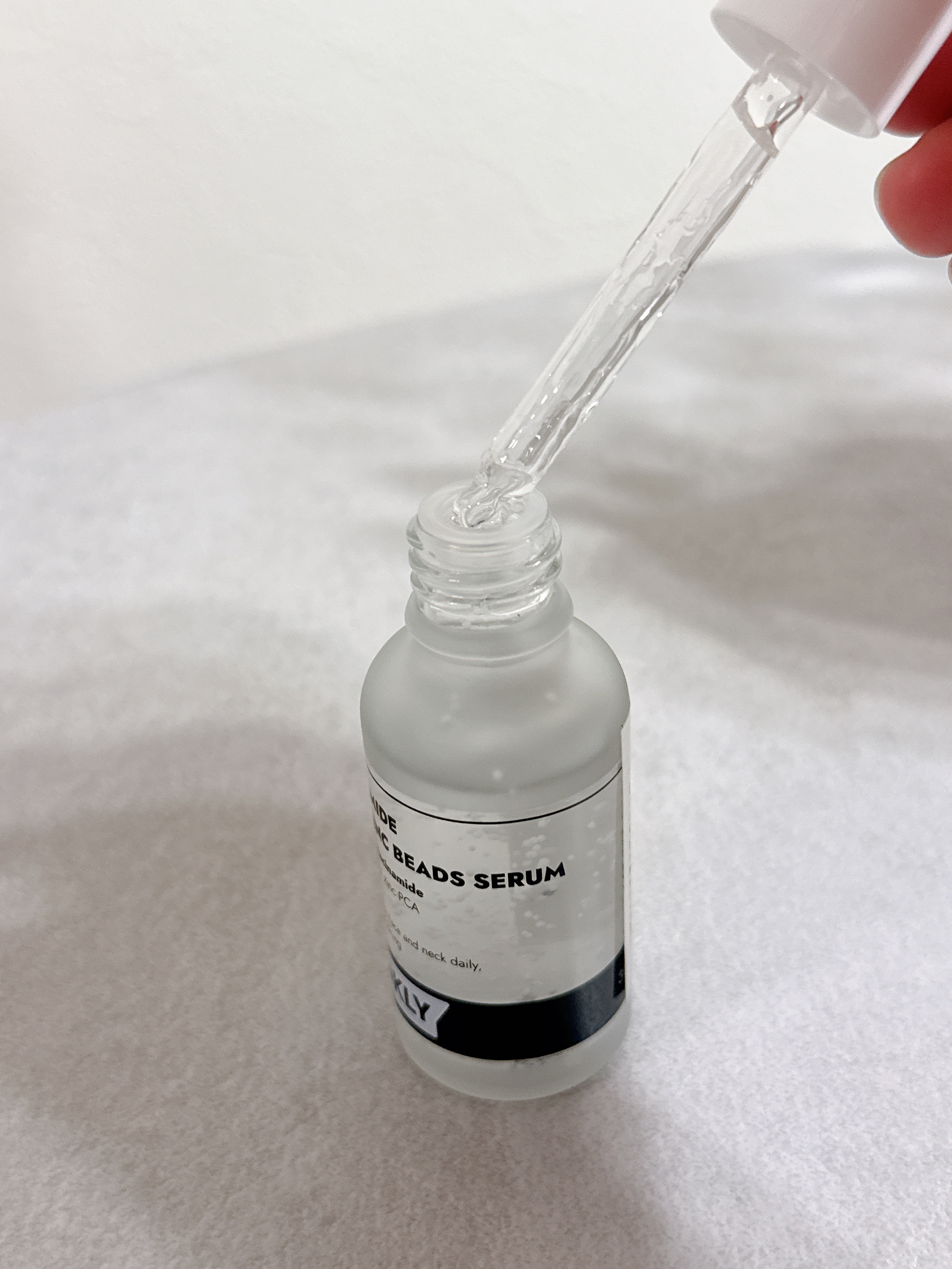 ナイアシンジンクビーズセラム/Frankly/美容液を使ったクチコミ（3枚目）