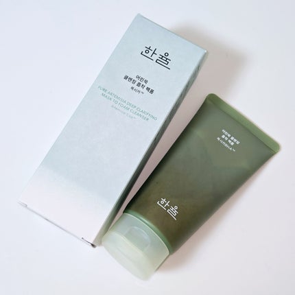 ピュア アルテミシア ディープ クラリファイングマスク トゥ フォーム クレンザー/HANYUL(ハンユル)/クレンジングを使ったクチコミ(4枚目)