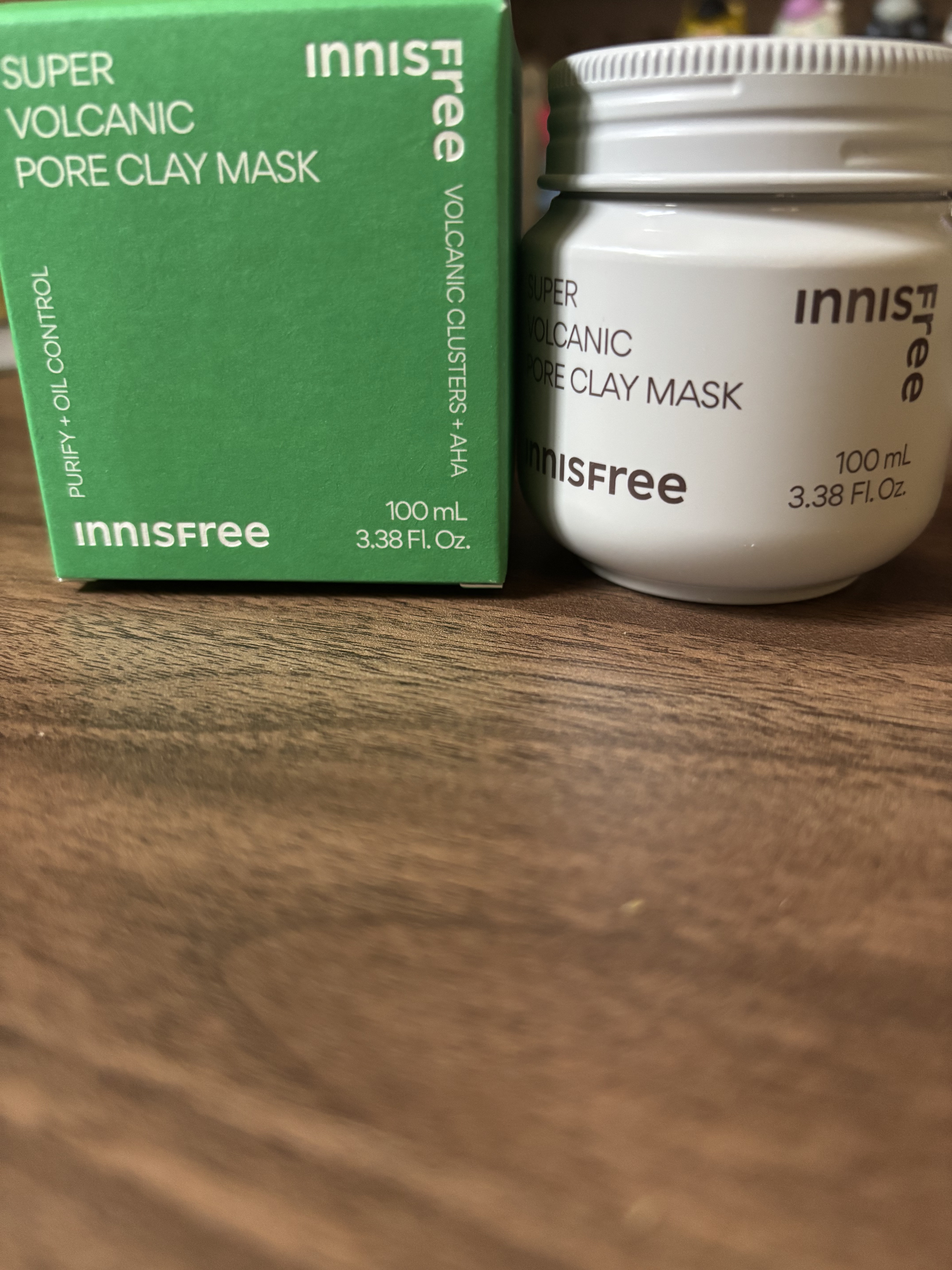 スーパーヴォルカニック　ポア　クレイマスク 100mL/innisfree/洗い流すパック・マスクを使ったクチコミ（1枚目）