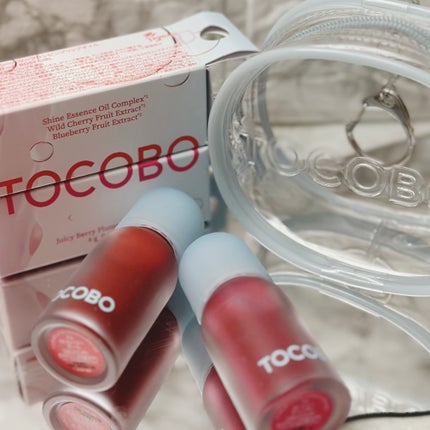 ジューシーベリープランピングリップオイル/TOCOBO/リップグロスを使ったクチコミ(3枚目)