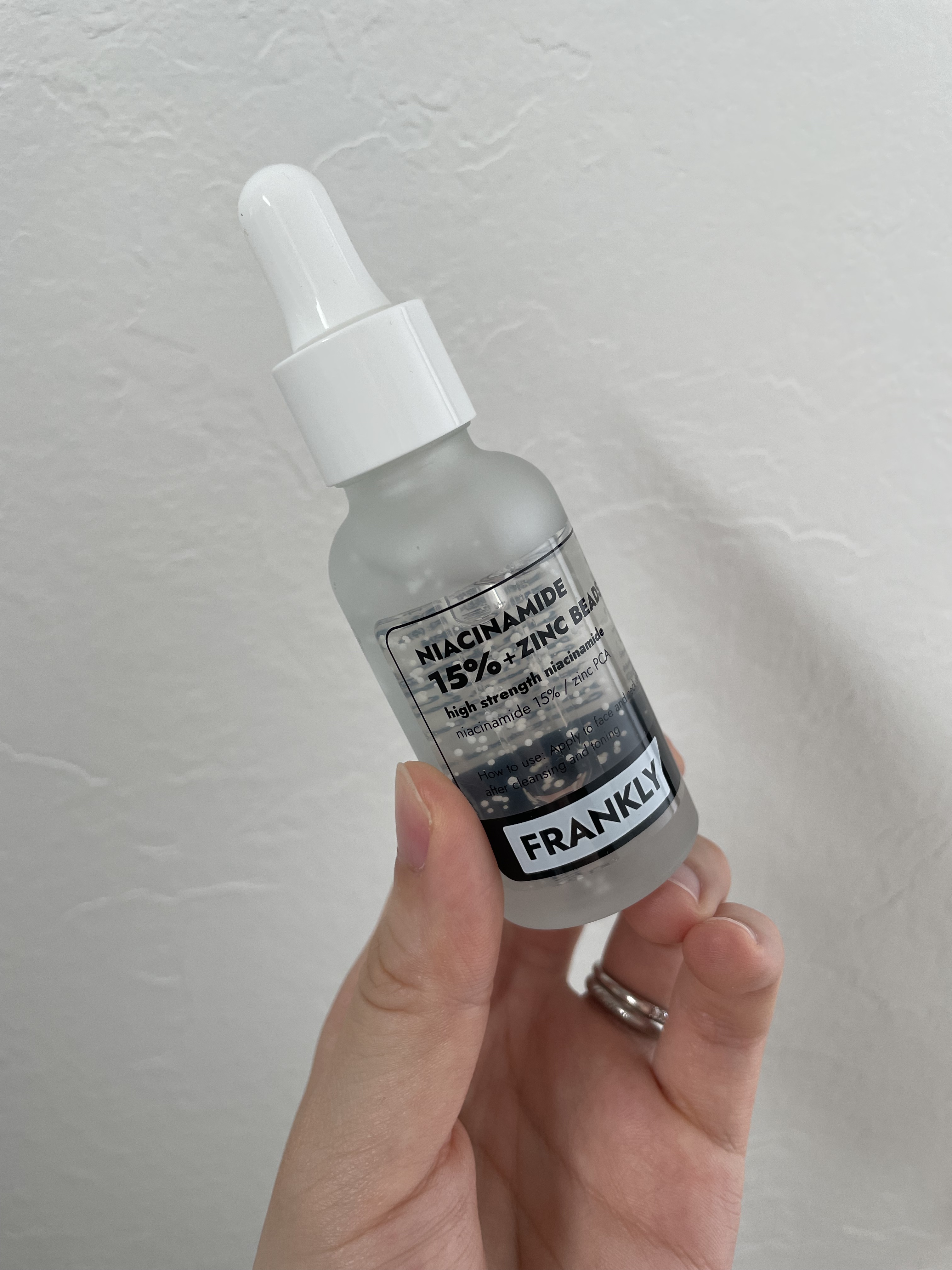ナイアシンジンクビーズセラム/Frankly/美容液を使ったクチコミ（2枚目）