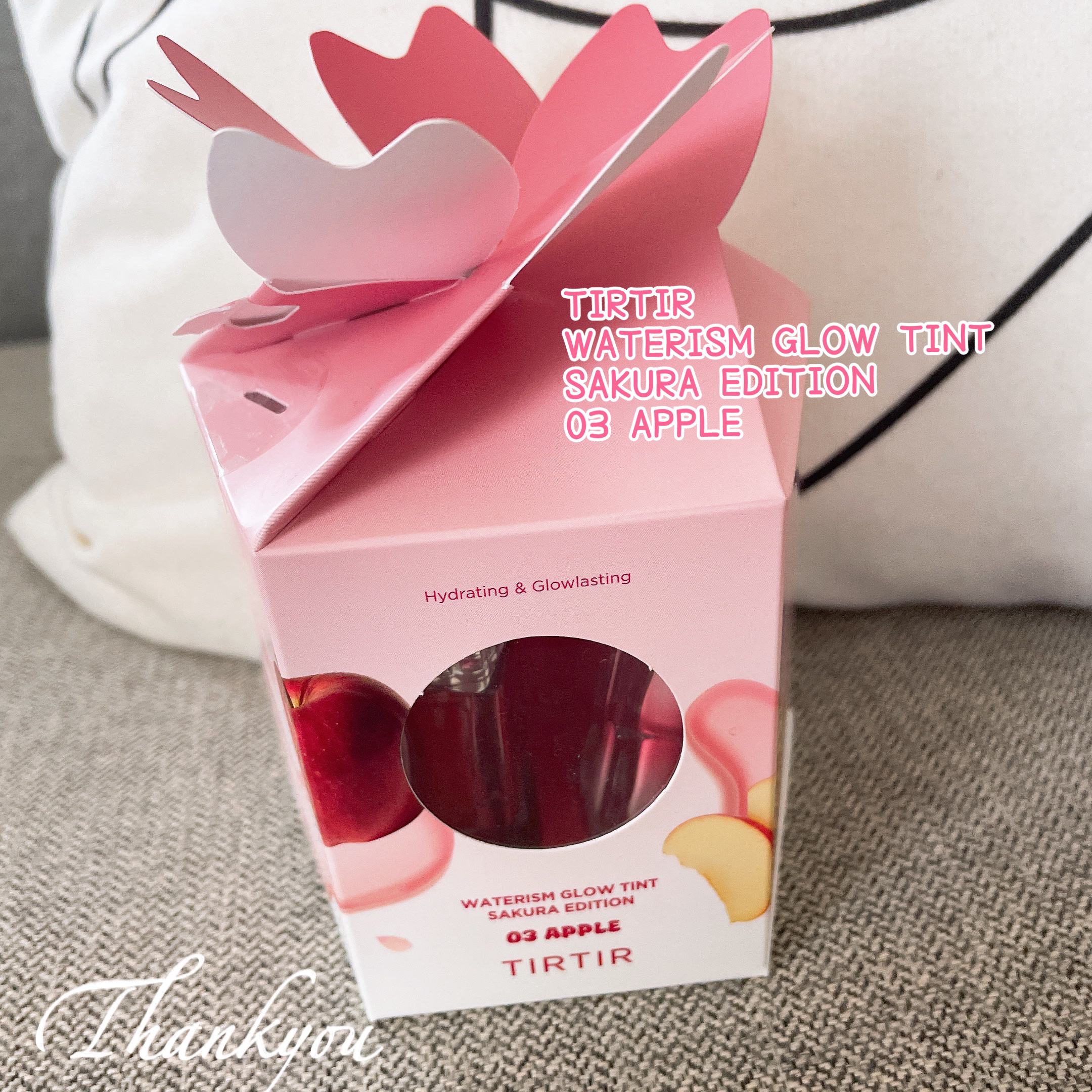 ウォーターリズムグロウティント 27 MUTY ROSE（ミニ）/TIRTIR(ティルティル)/リップティントを使ったクチコミ（1枚目）