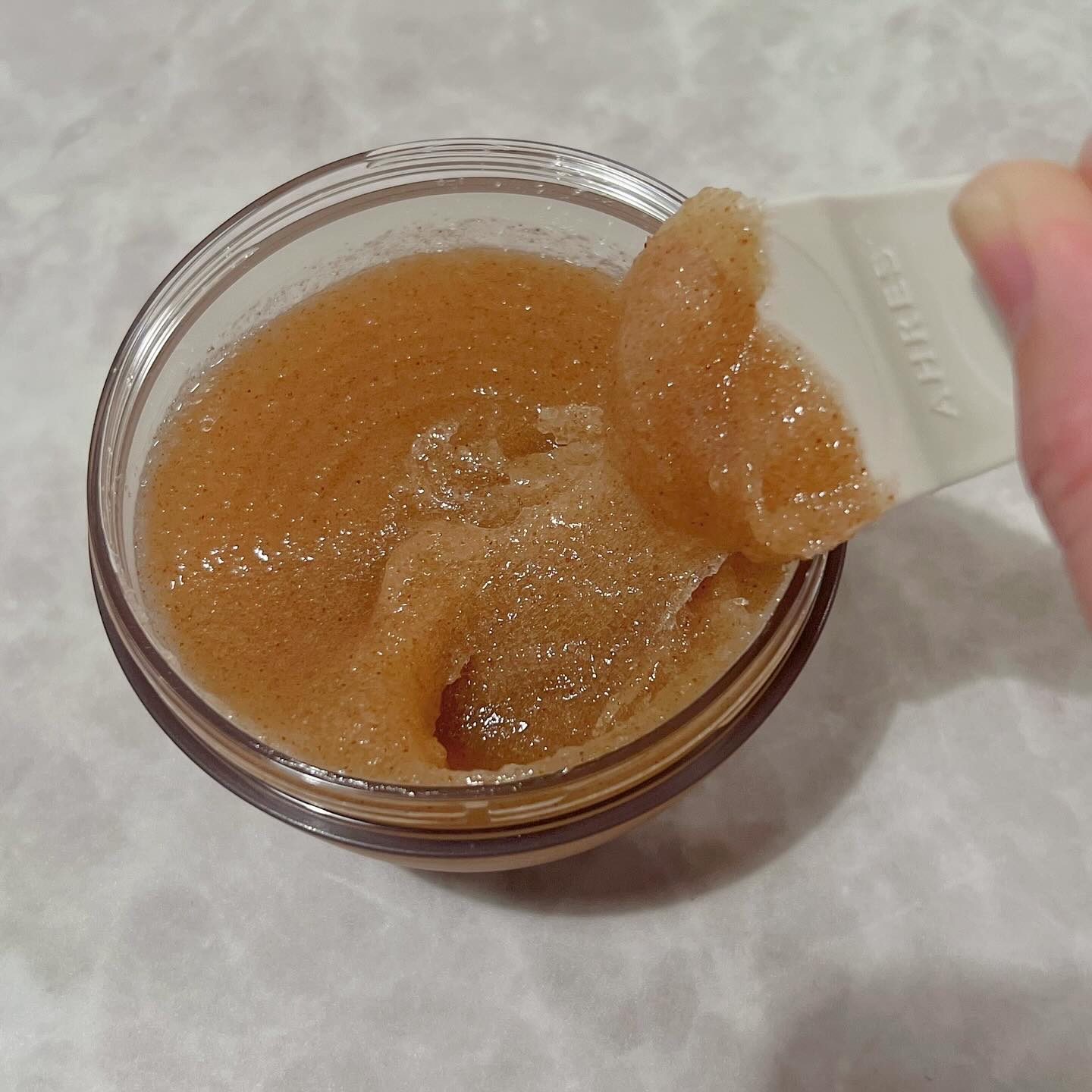 ボディスクラブ ブラッシャー モイスト/アーレス/ボディスクラブを使ったクチコミ（3枚目）