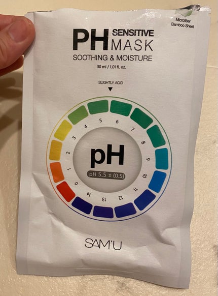 PHセンシティブマスクスージング&モイスト/SAM'U/シートマスク・パックを使ったクチコミ(1枚目)