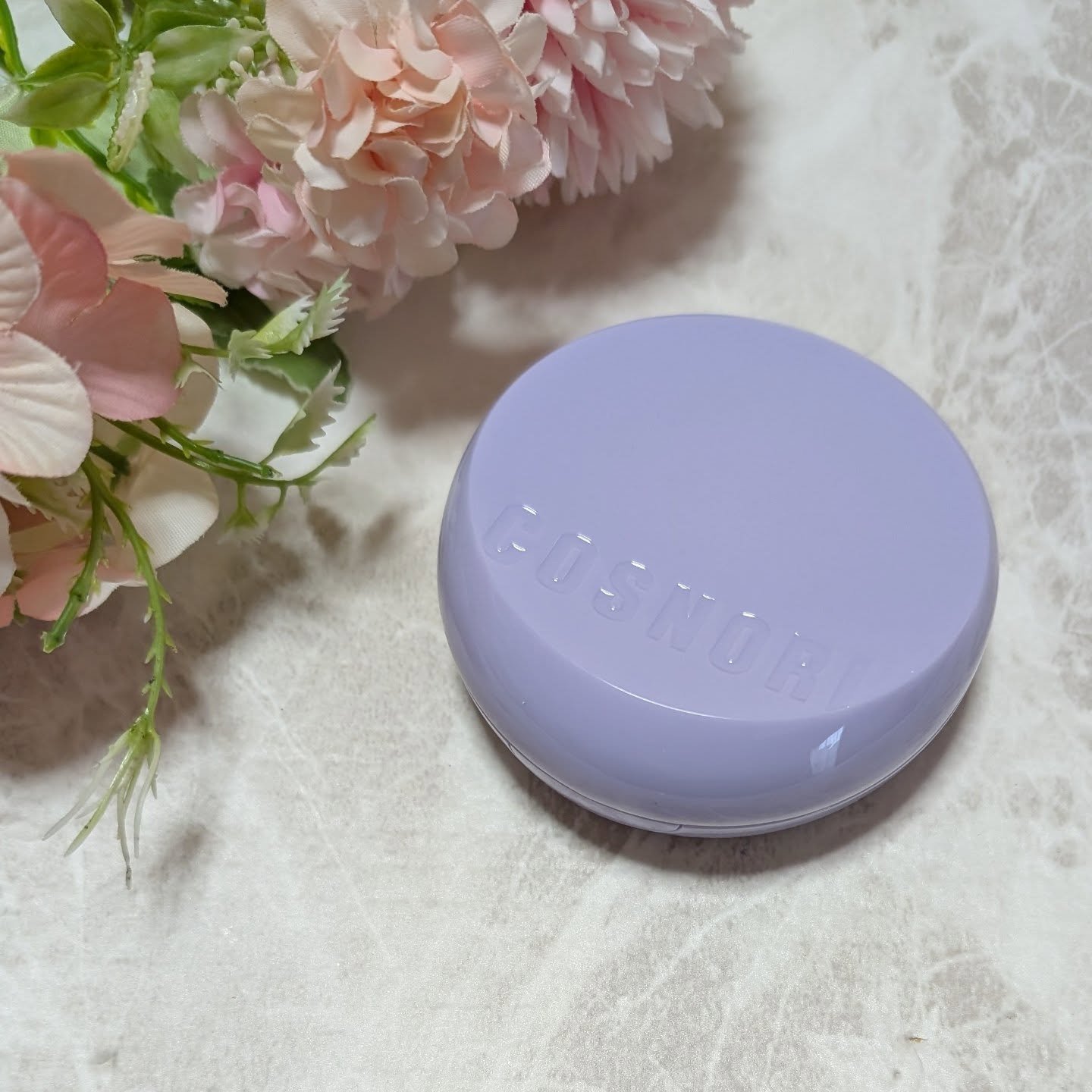 パンテノールバリアクッション/COSNORI/クッションファンデーションを使ったクチコミ（2枚目）