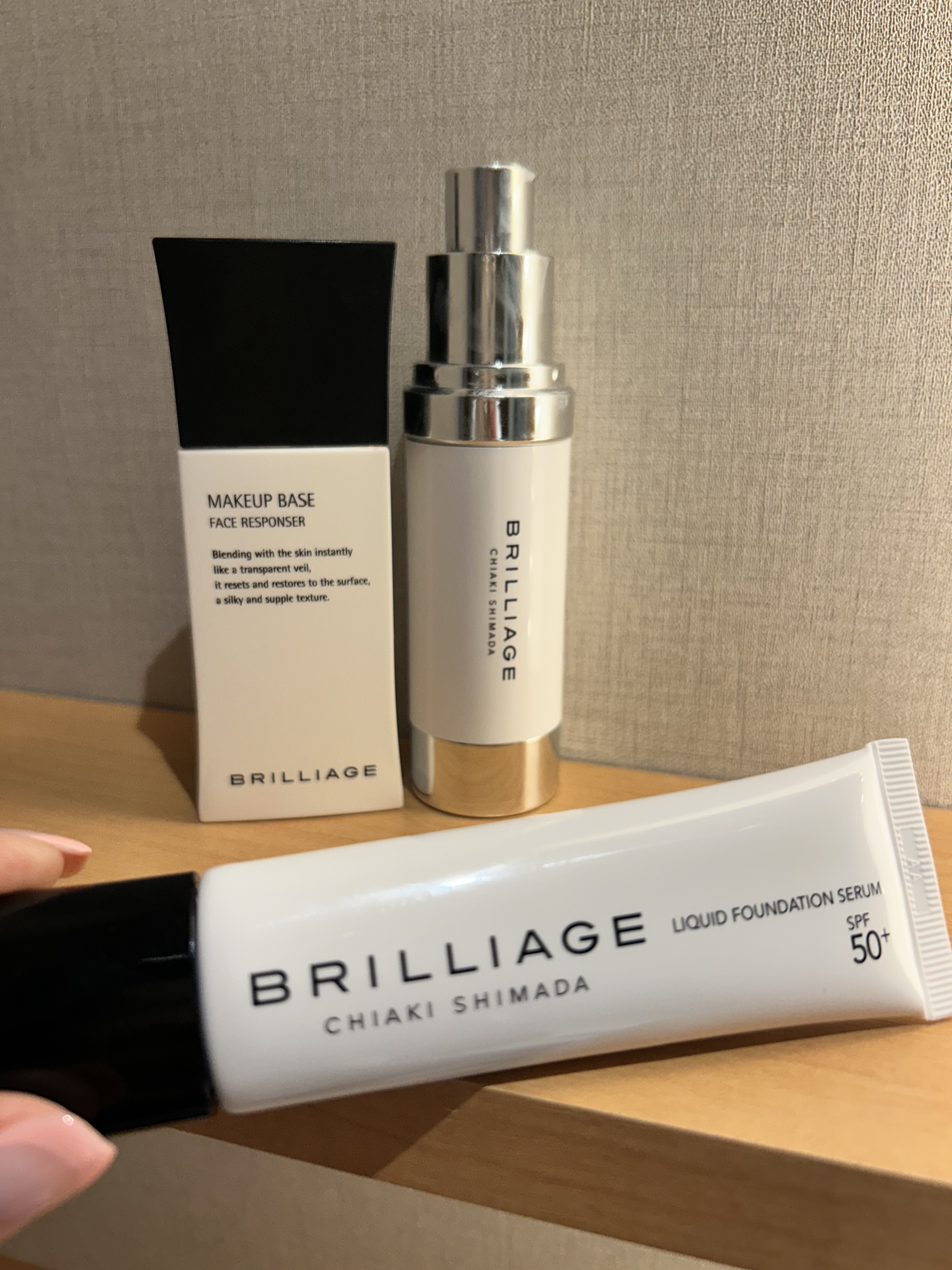 セッティング　リキッドファンデーション　セラム/ブリリアージュ/リキッドファンデーションを使ったクチコミ（3枚目）