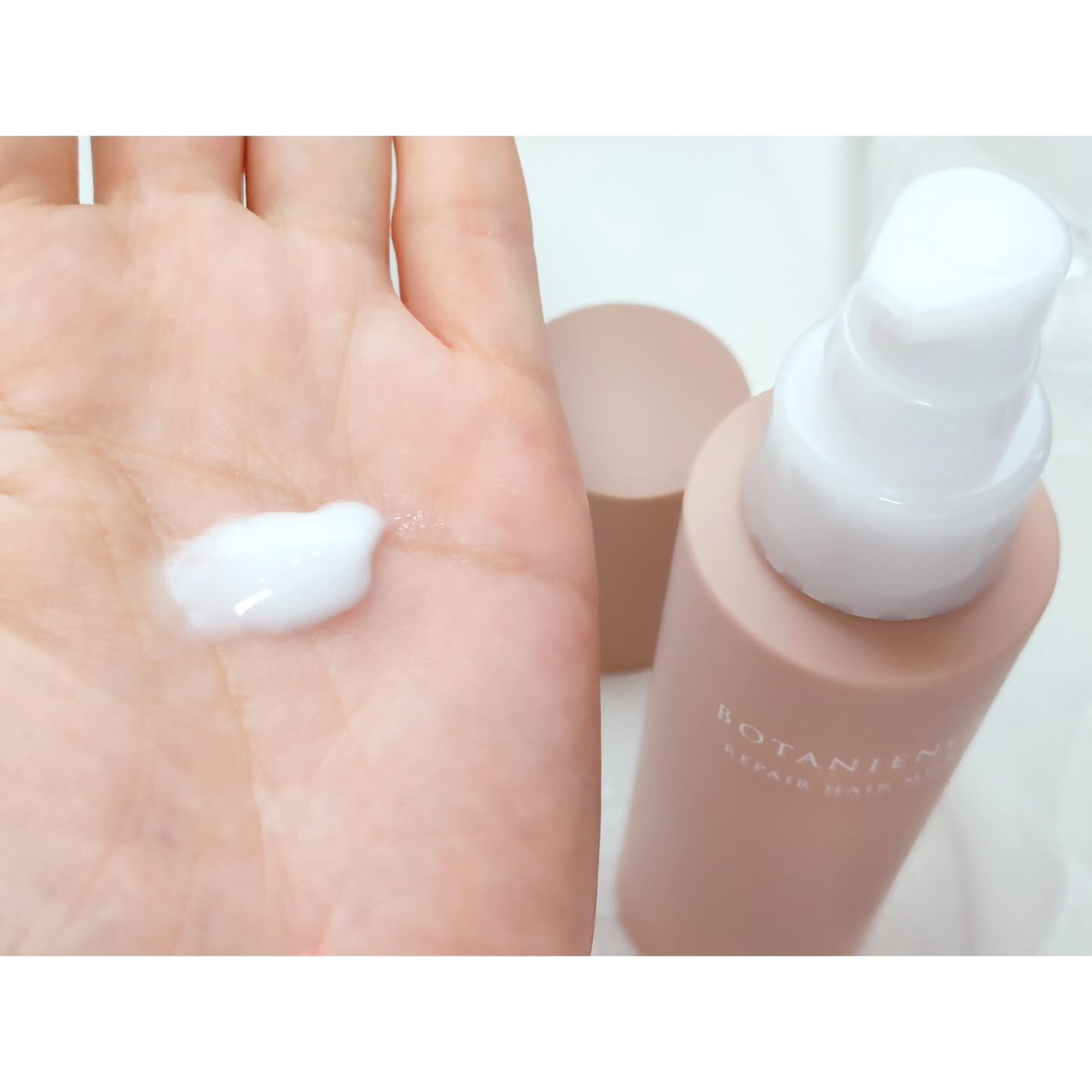 ボタニエンス　リペアヘアミルク/サンコール/ヘアミルクを使ったクチコミ（3枚目）