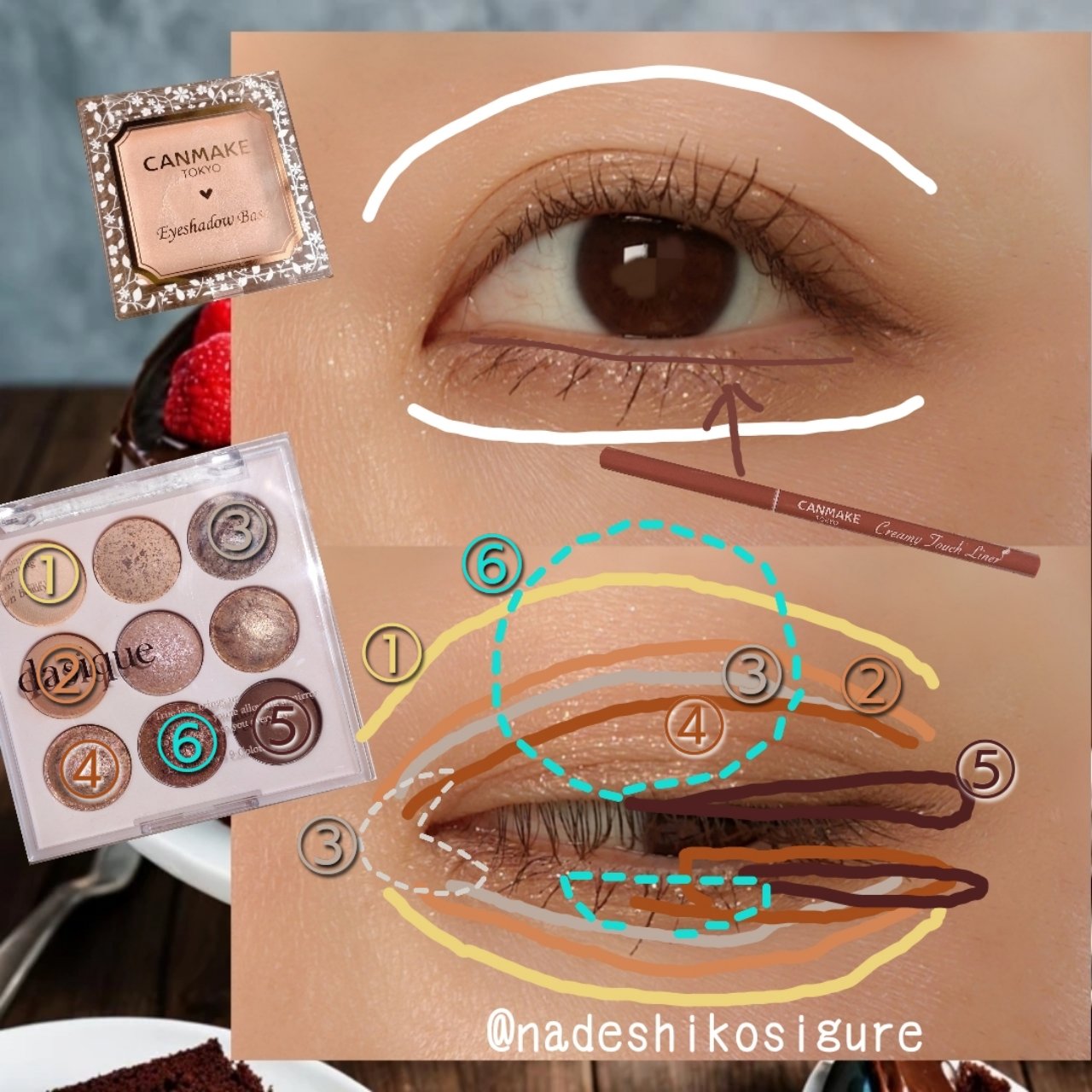 アイシャドウベース/キャンメイク/アイシャドウベースを使ったクチコミ（3枚目）