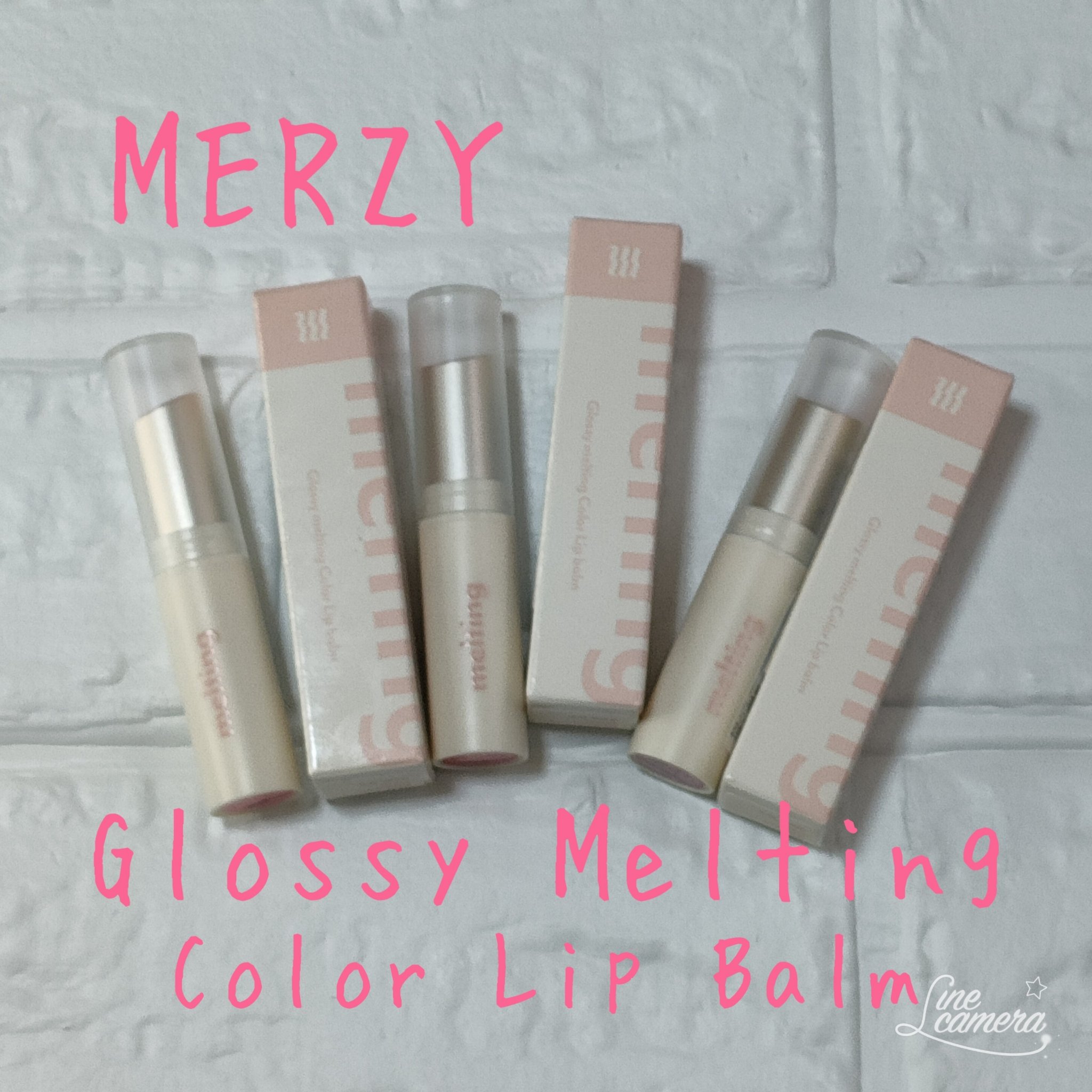 グロッシーメルティングカラーリップバーム/MERZY/リップクリームを使ったクチコミ（1枚目）