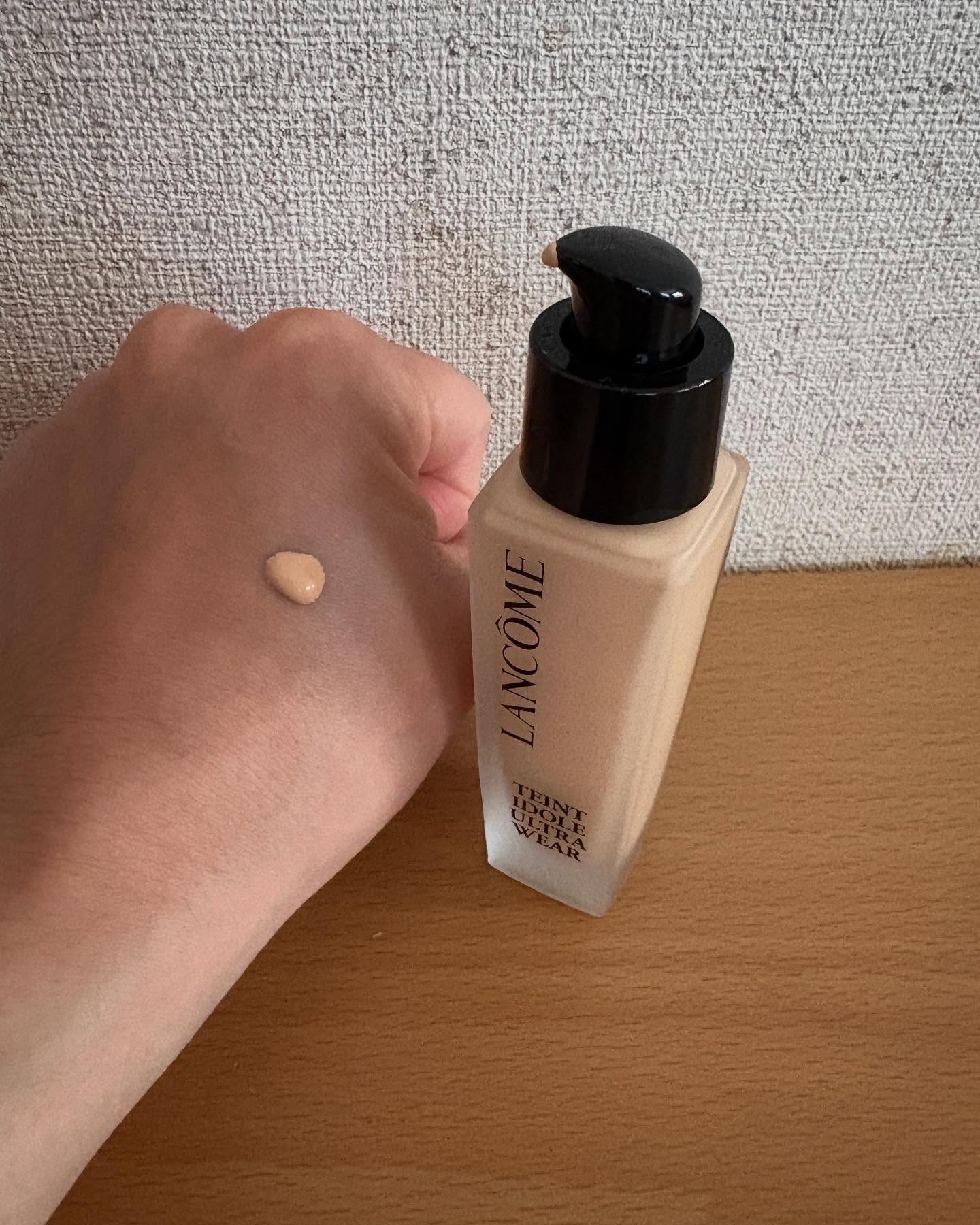 タンイドル ウルトラ ウェア リキッド N/LANCOME/リキッドファンデーションを使ったクチコミ（3枚目）