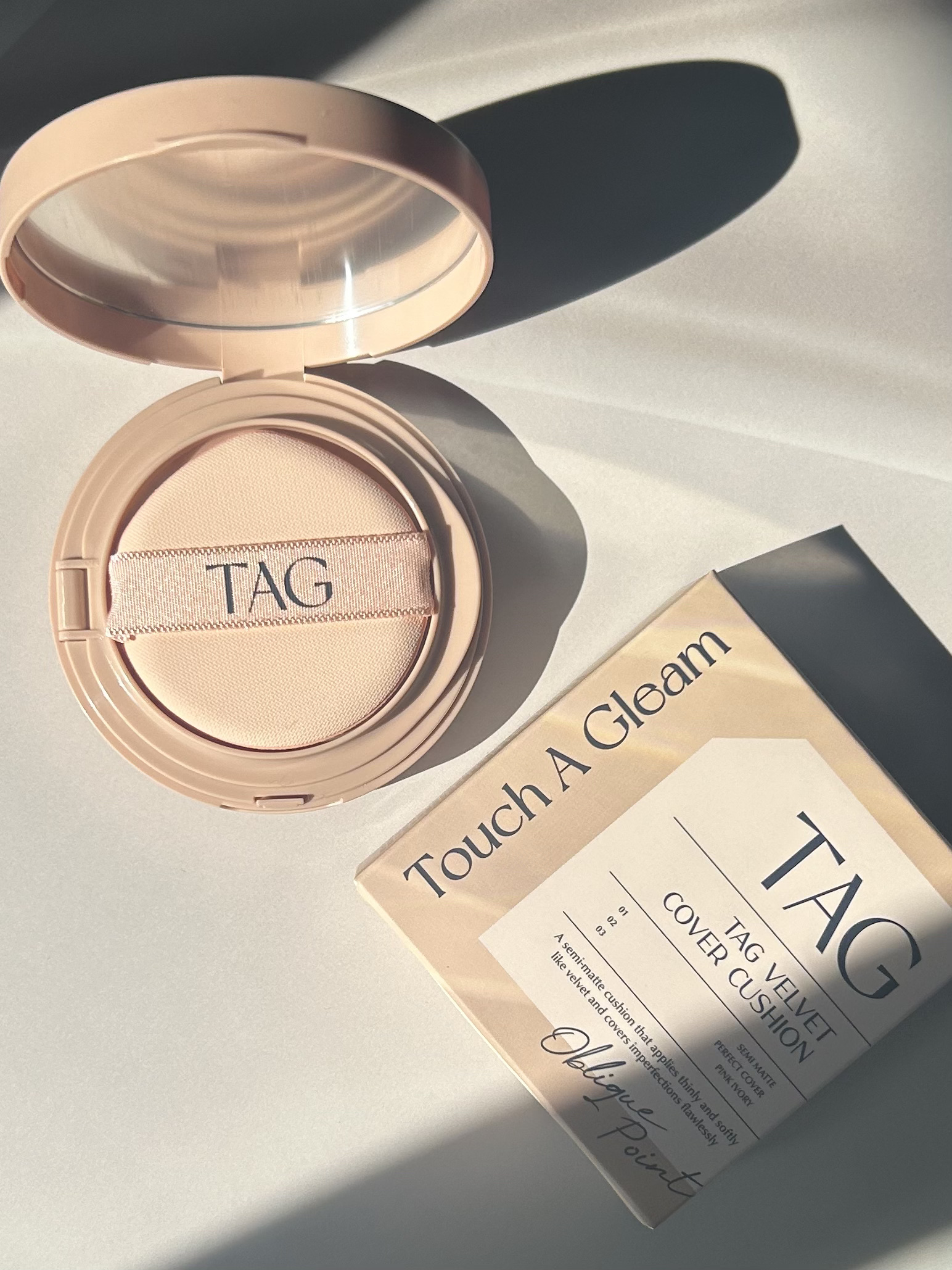 ベルベットカバークッション/TAG/クッションファンデーションを使ったクチコミ（2枚目）