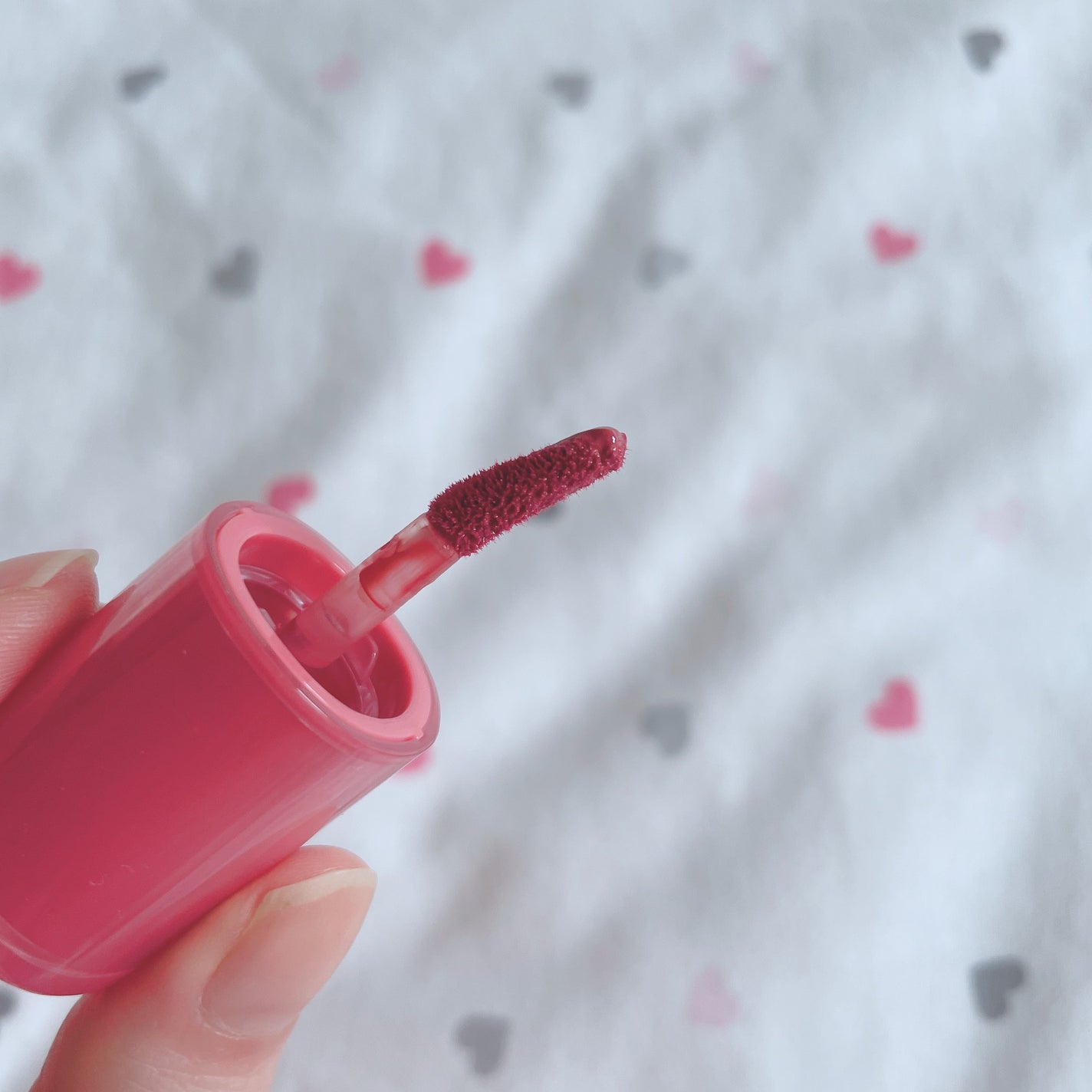 ウォータフルグロウティント/wakemake/リップティントを使ったクチコミ(2枚目)