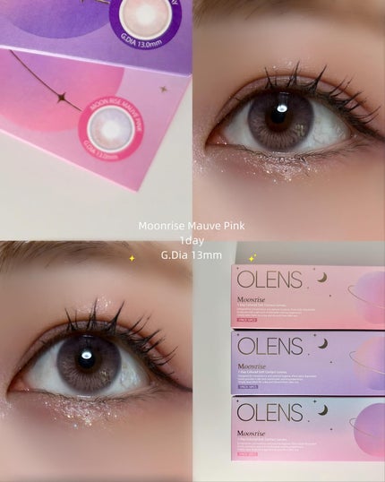 Moonrise 1day/OLENS/ワンデー(1DAY)カラコンを使ったクチコミ(4枚目)