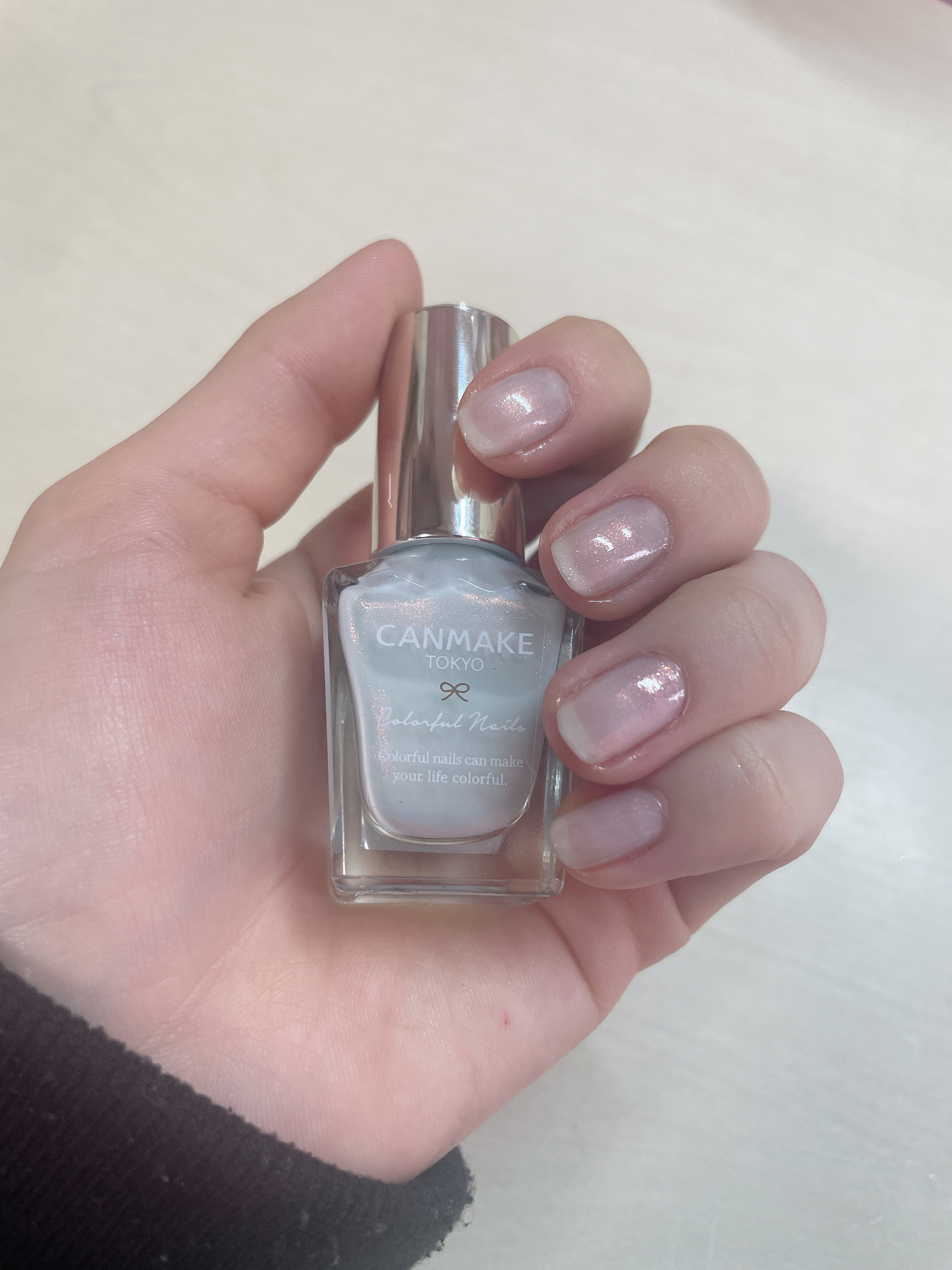 カラフルネイルズ N113 テンダーブリーズ/キャンメイク/マニキュアを使ったクチコミ（1枚目）