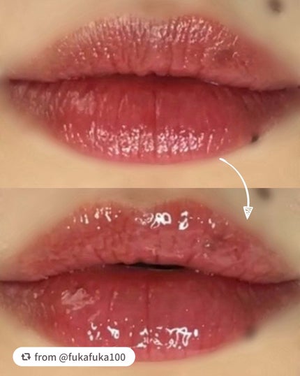 パラソルチョコ風リップグロス/SHOBIDO/リップグロスを使ったクチコミ(6枚目)