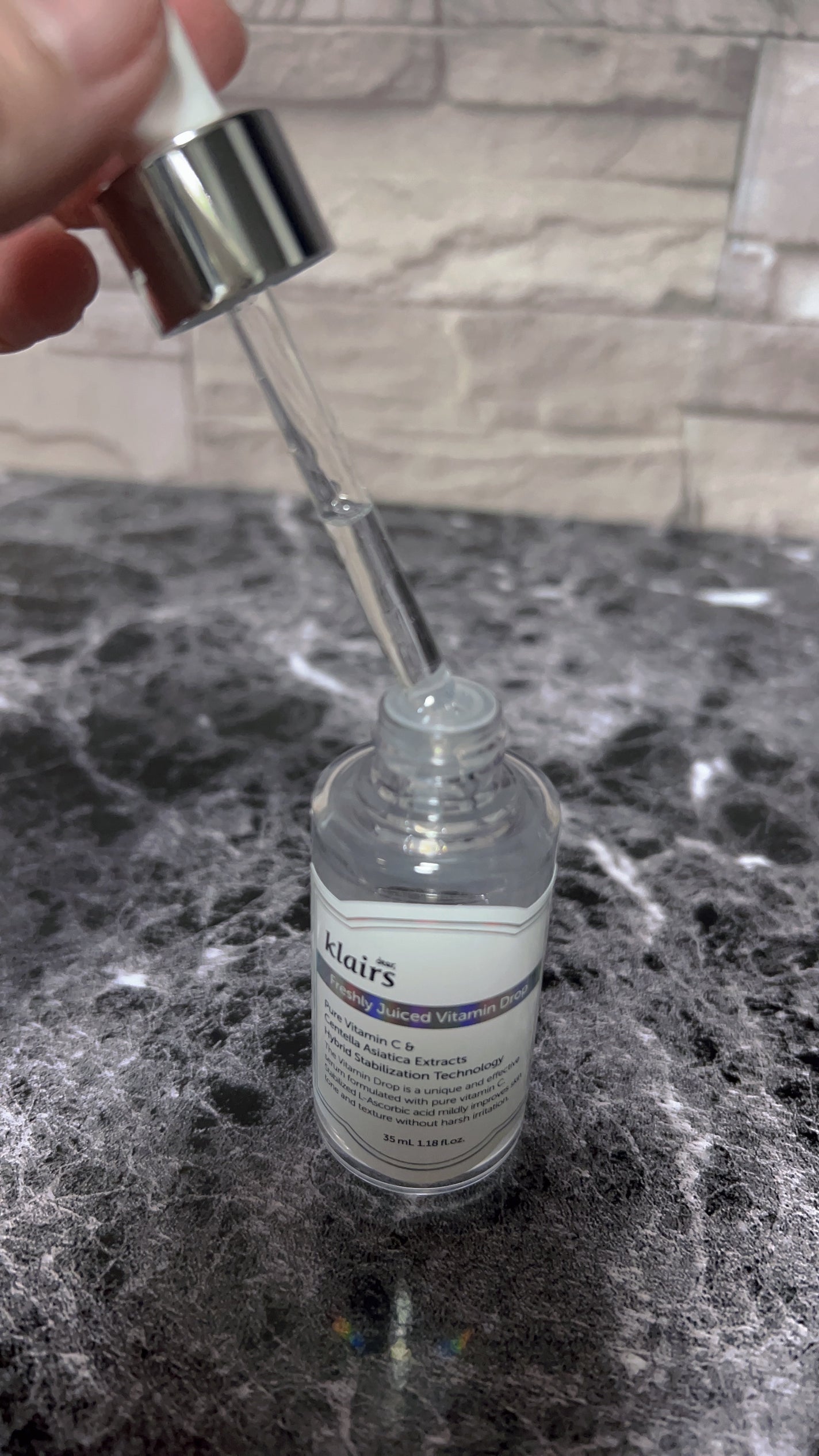 フレッシュリージュースドビタミンドロップ(35ml)/Klairs/美容液を使ったクチコミ(5枚目)