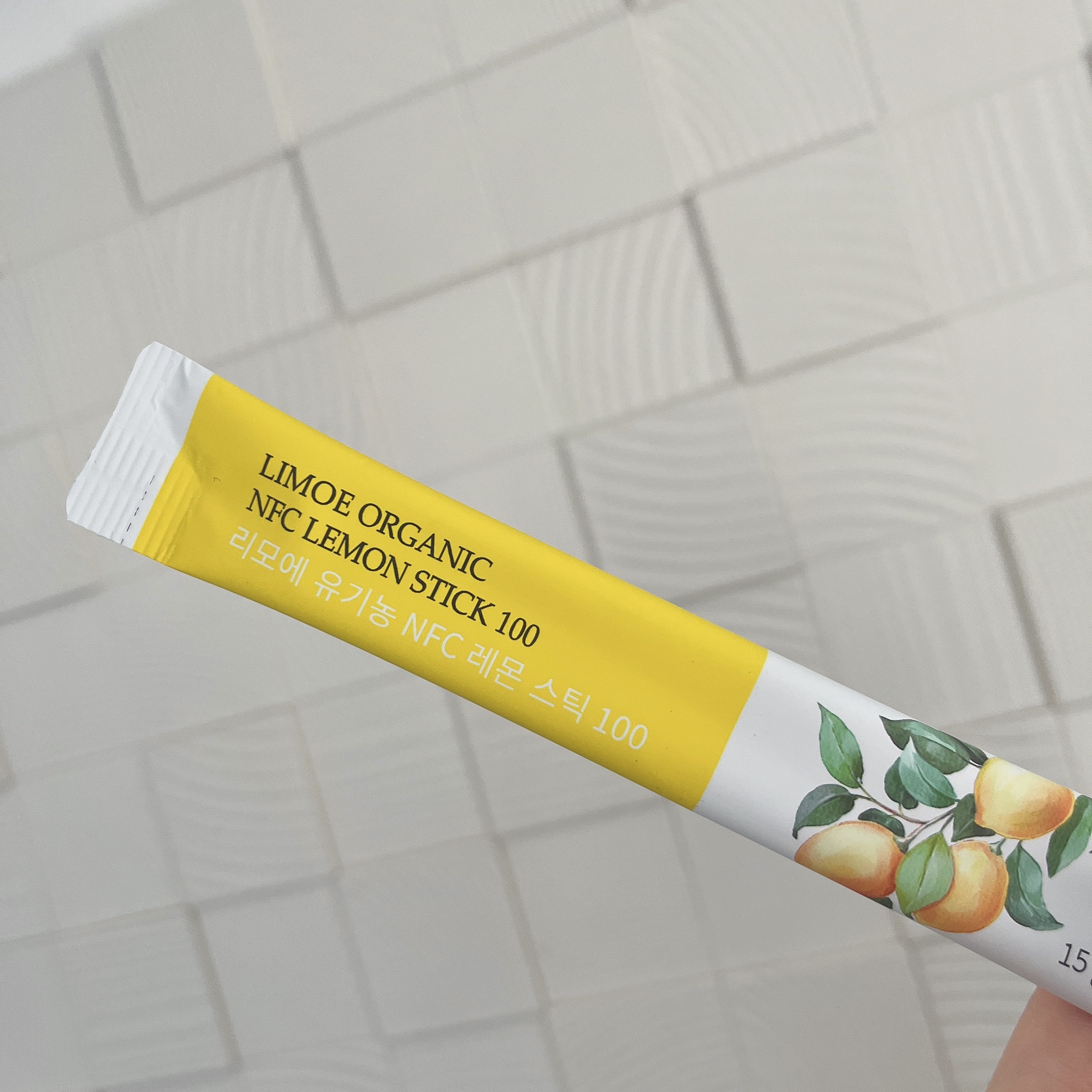 Organic NFC Lemon Stick 100/LIMOE /野菜ジュースを使ったクチコミ（2枚目）