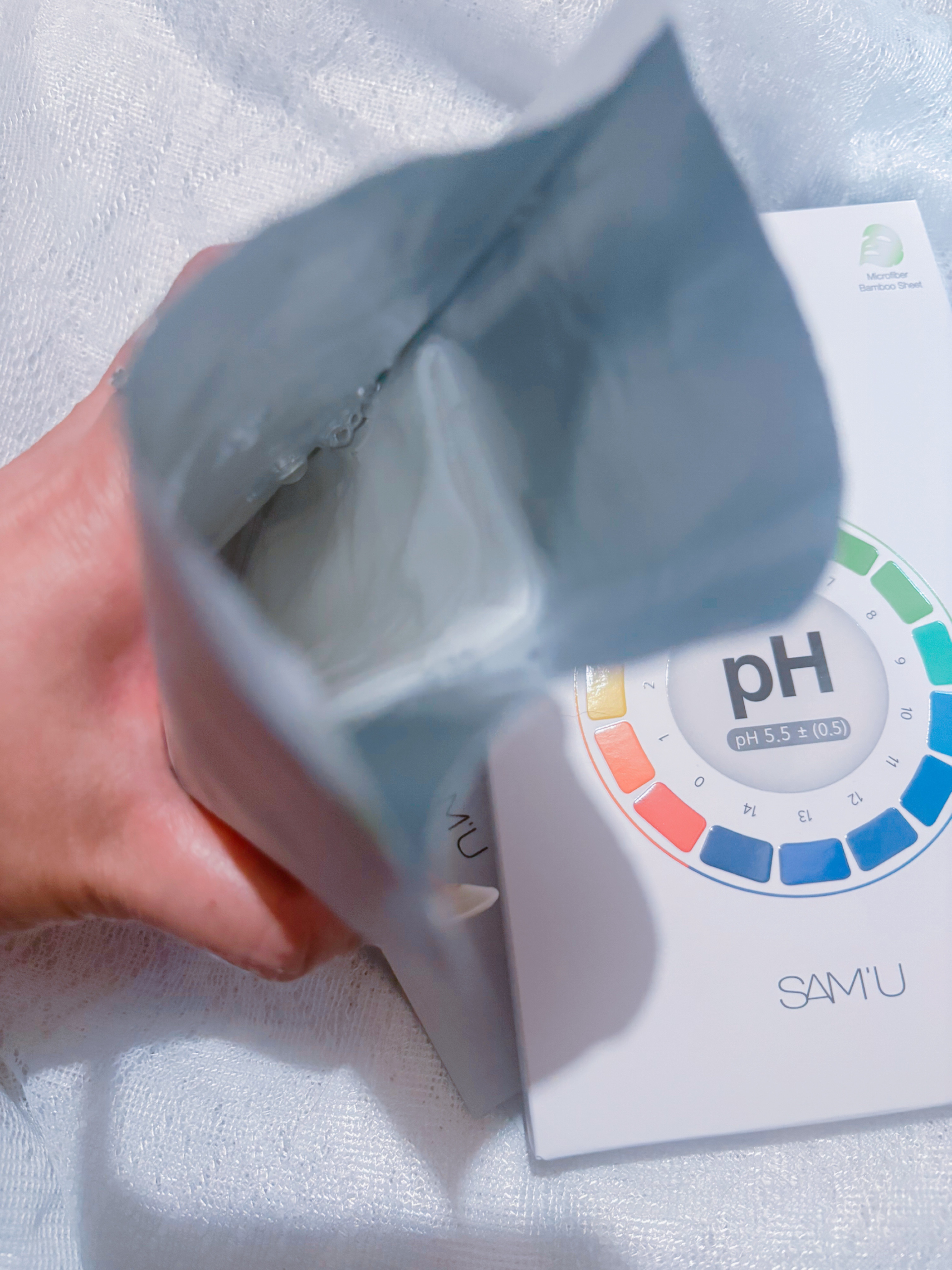 PHセンシティブマスクスージング＆モイスト/SAM'U/シートマスク・パックを使ったクチコミ（3枚目）