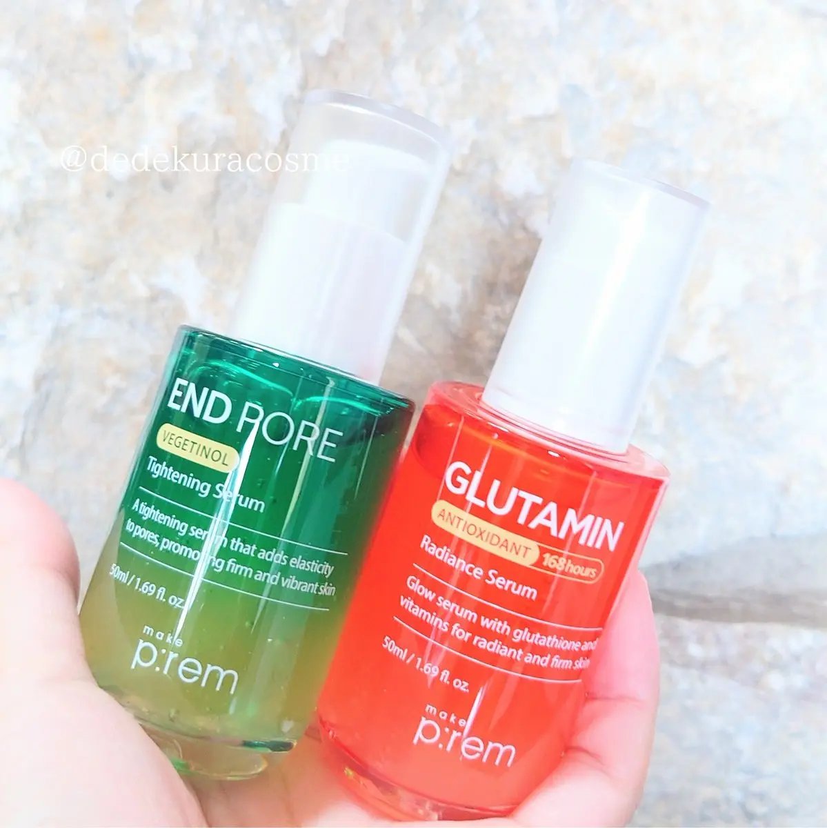 グルタミン抗酸化光彩セラム/make prem/美容液を使ったクチコミ（1枚目）