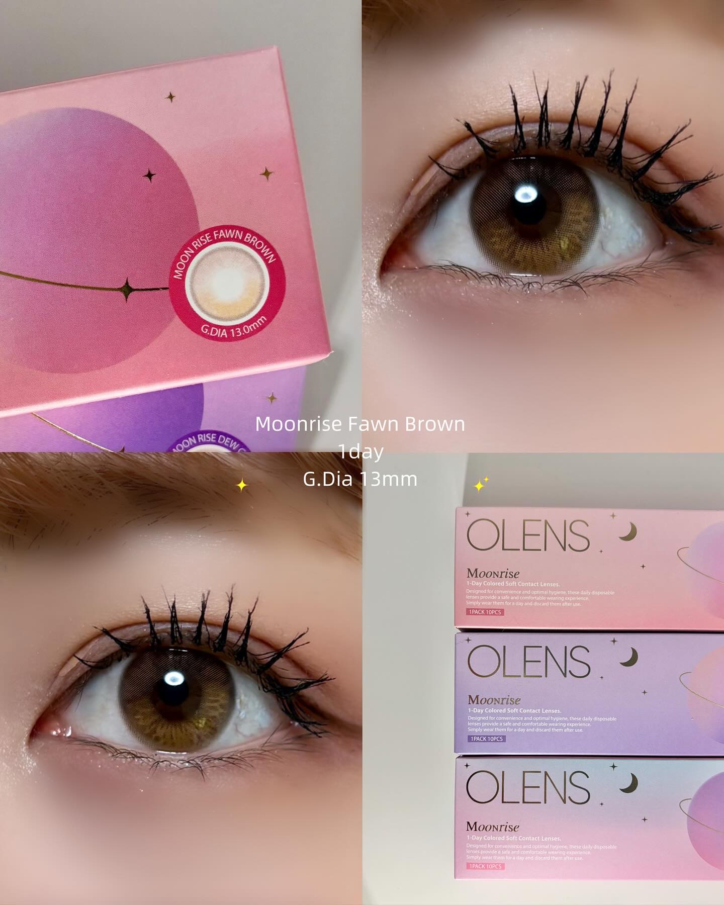Moonrise 1day/OLENS/ワンデー（１DAY）カラコンを使ったクチコミ（2枚目）